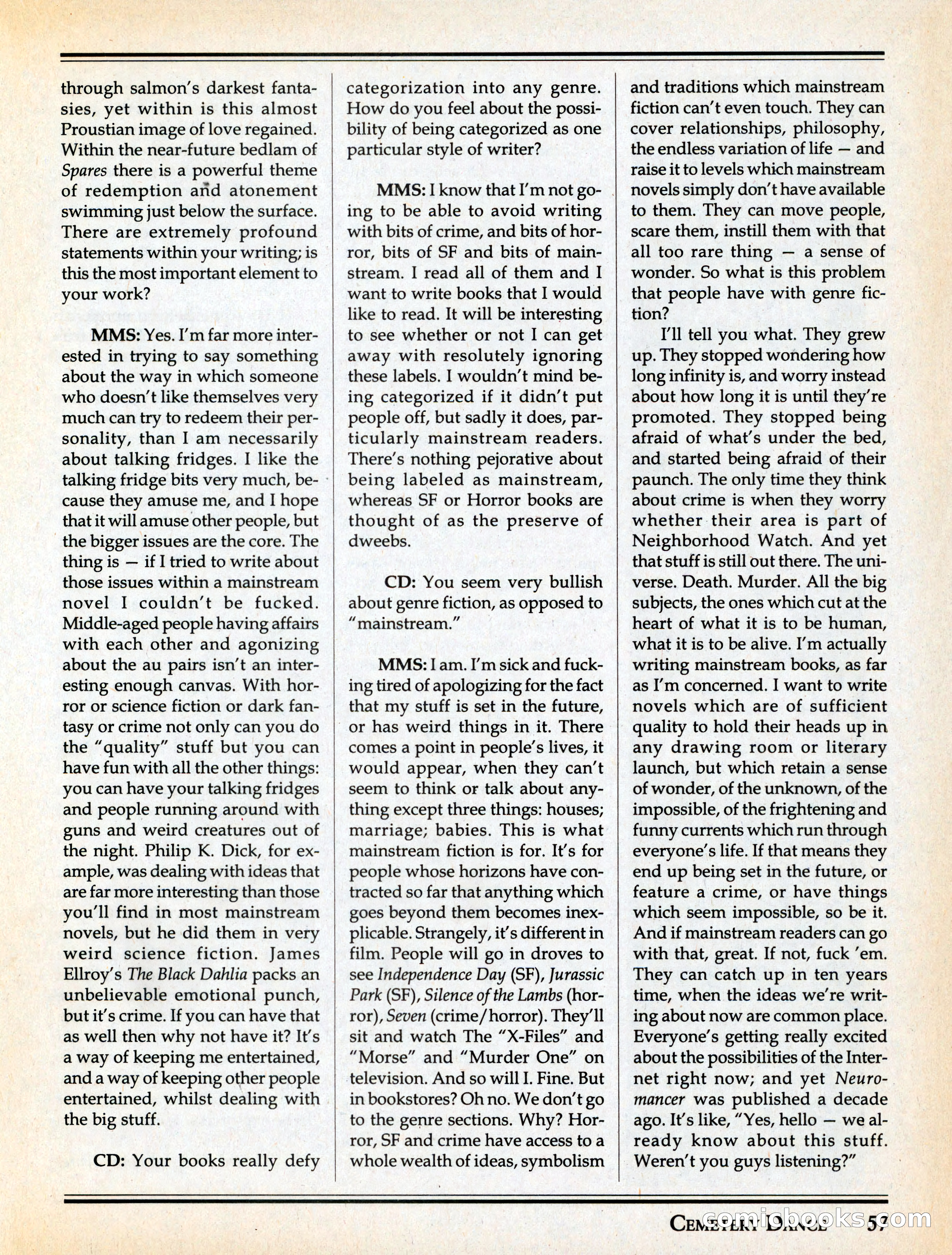Cemetery Dance #29 — page 59 of 116