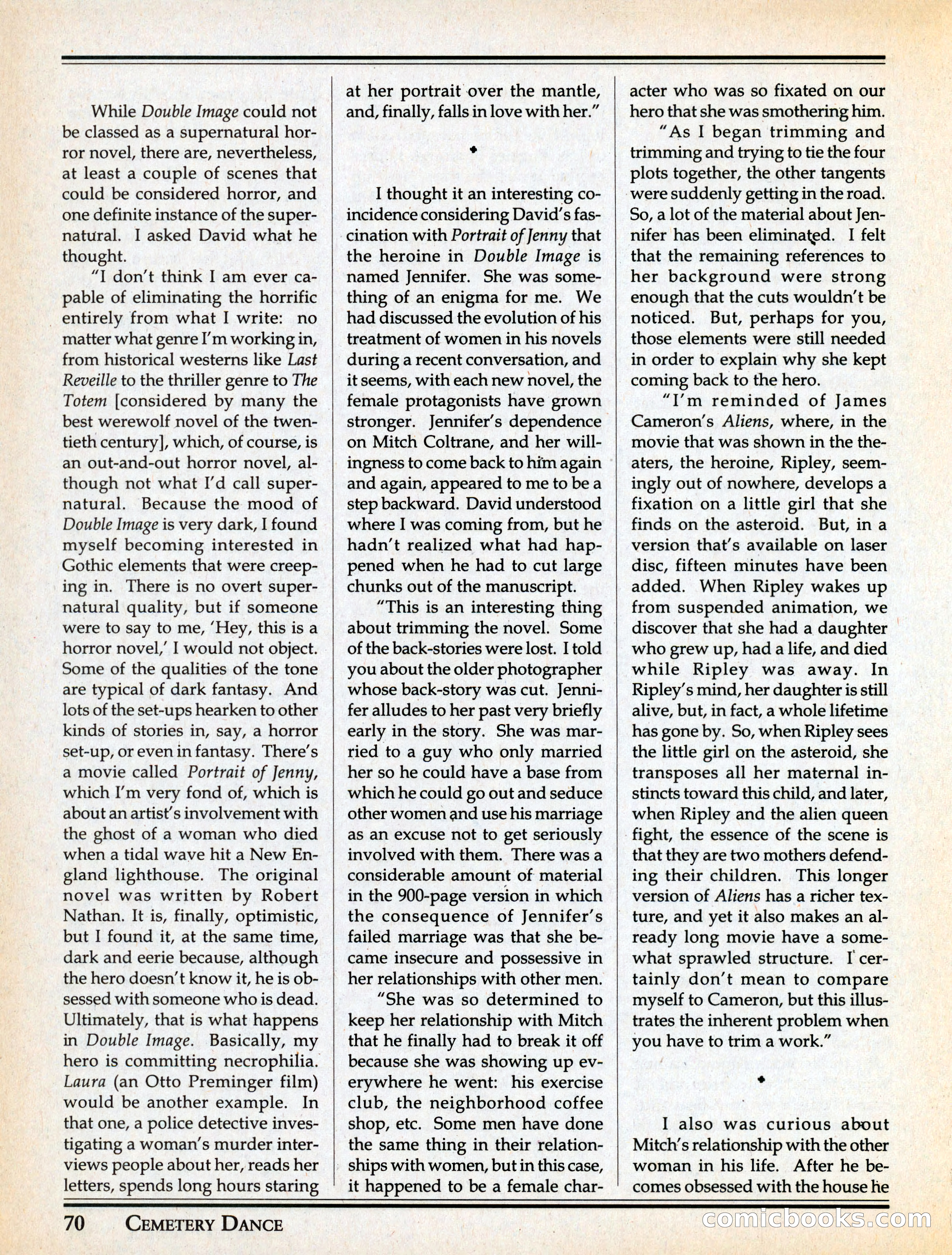 Cemetery Dance #29 — page 72 of 116