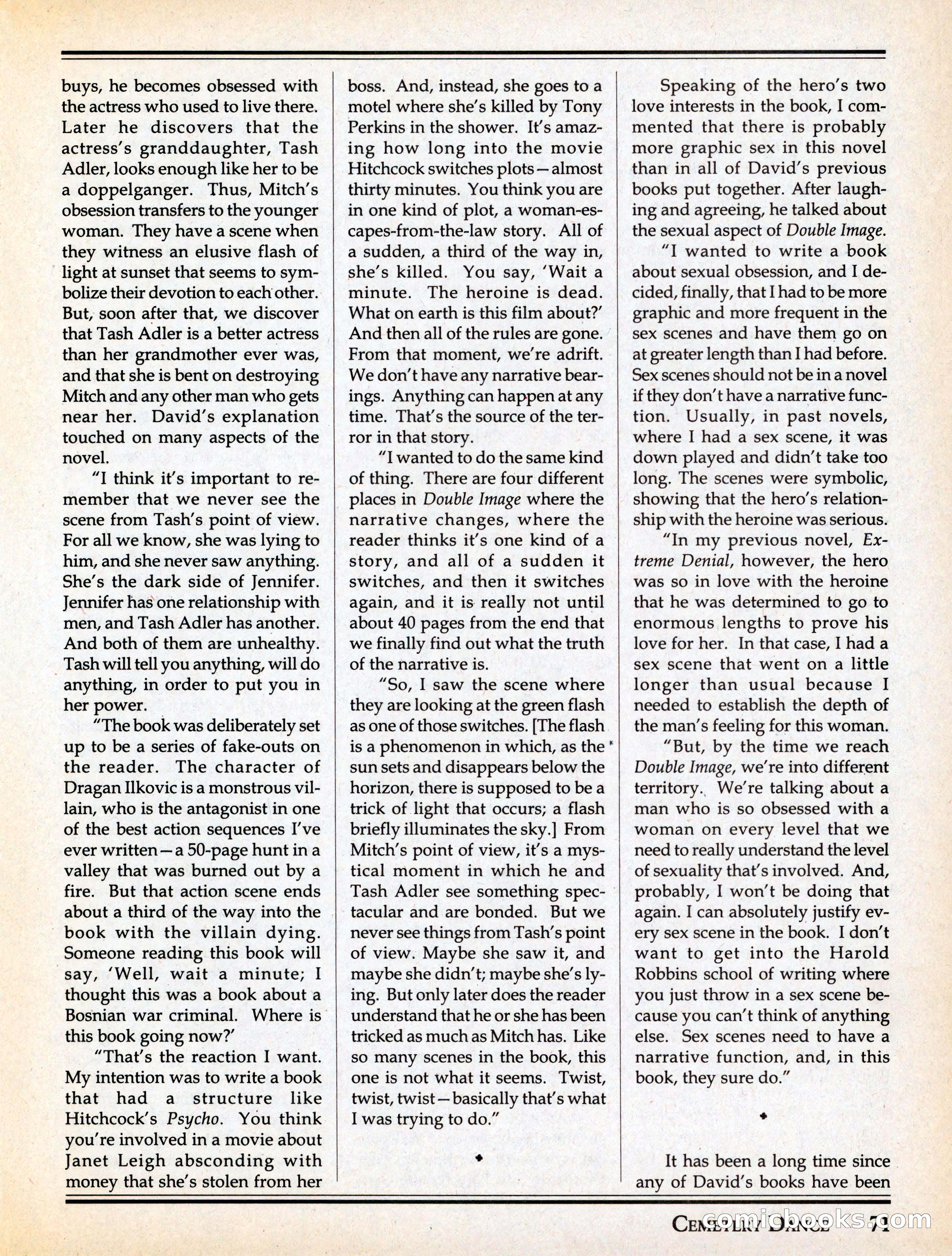 Cemetery Dance #29 — page 73 of 116