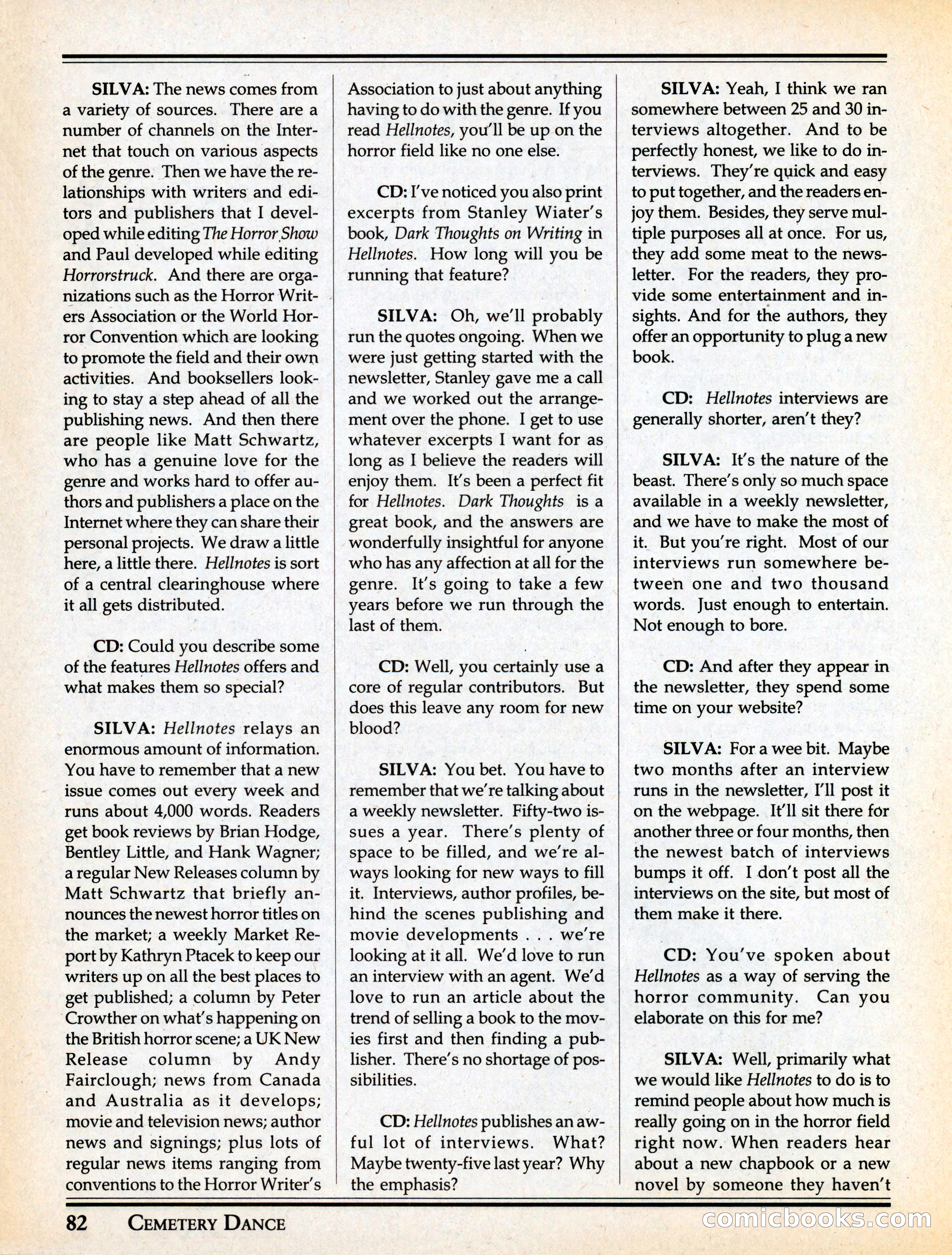 Cemetery Dance #29 — page 84 of 116