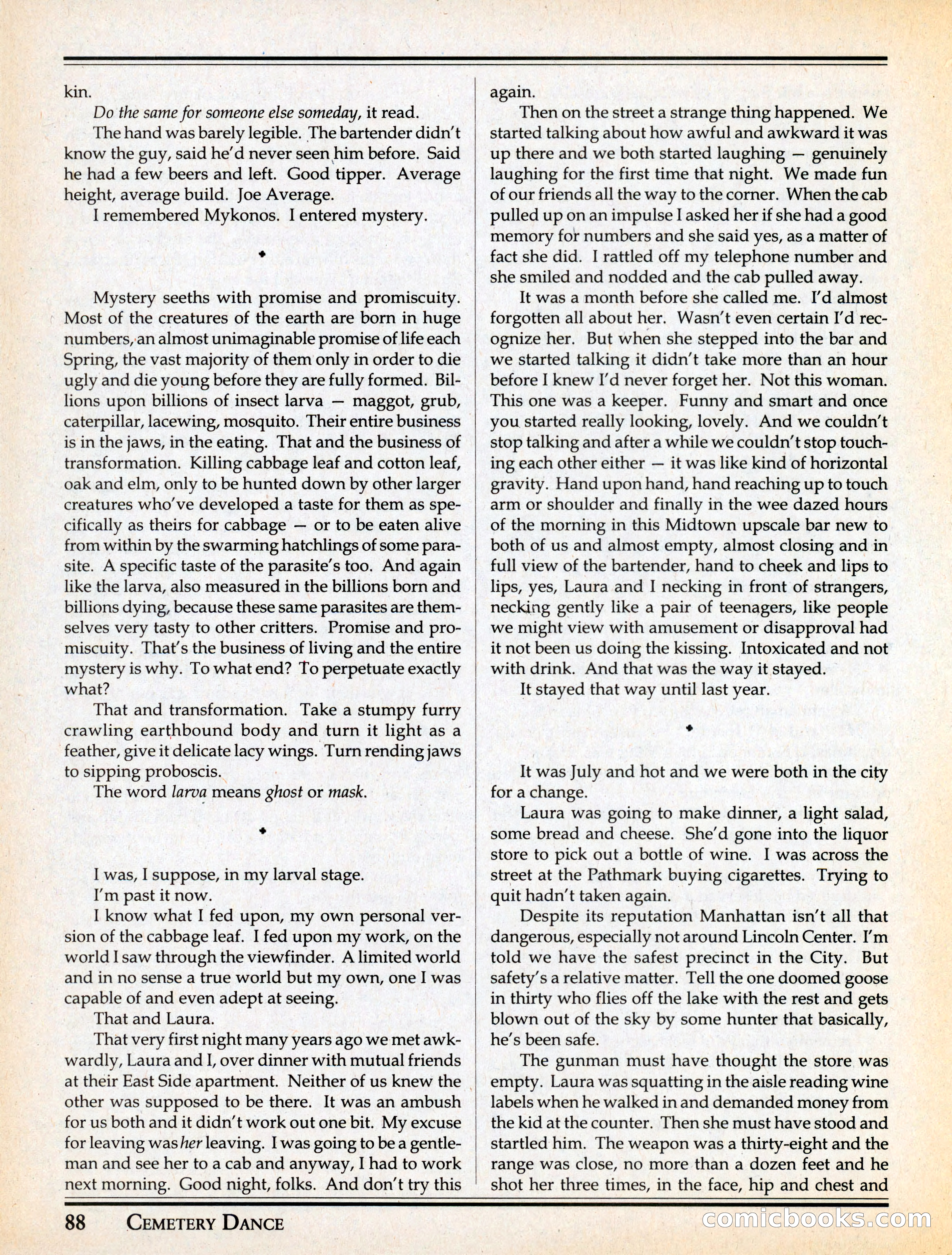 Cemetery Dance #29 — page 90 of 116