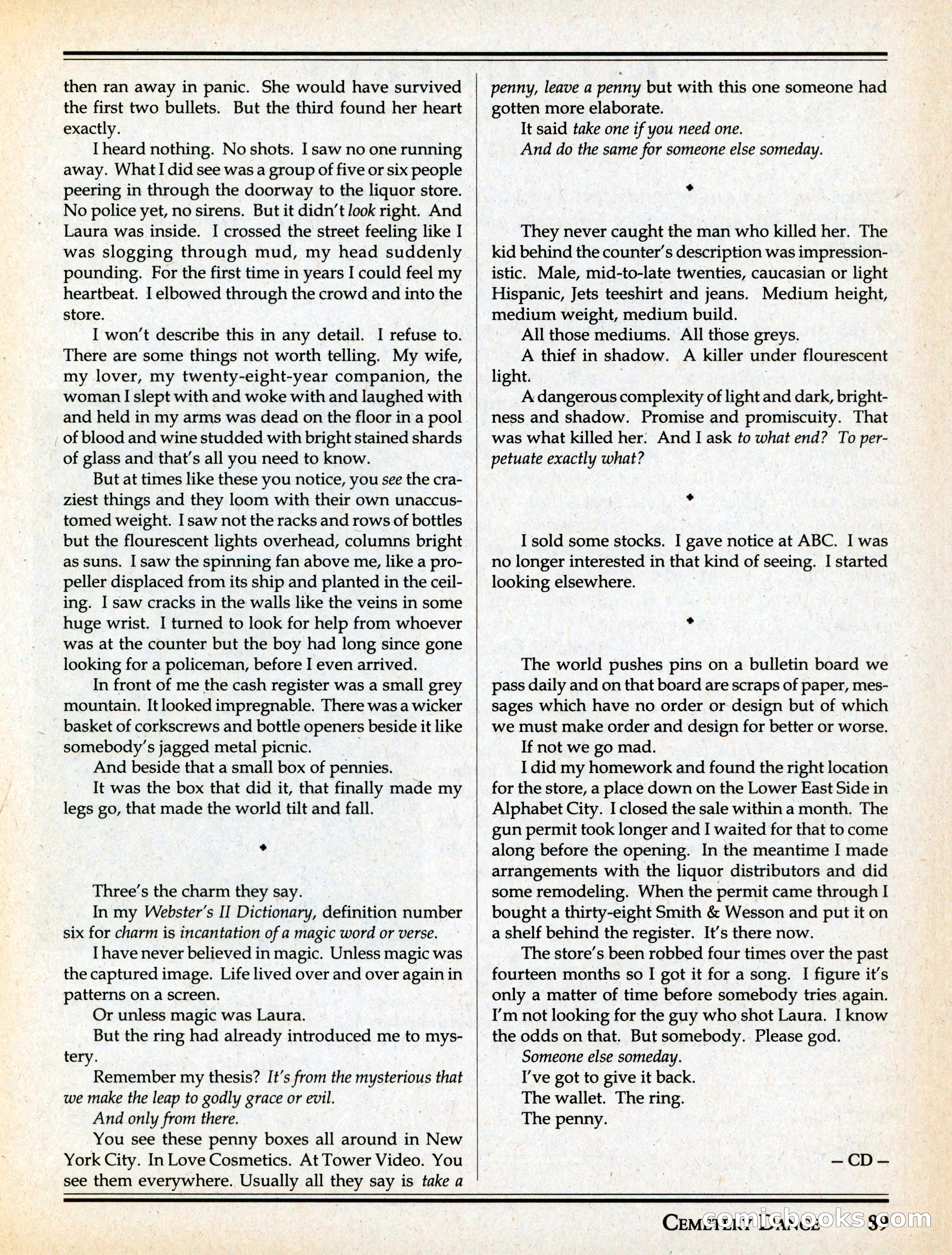 Cemetery Dance #29 — page 91 of 116