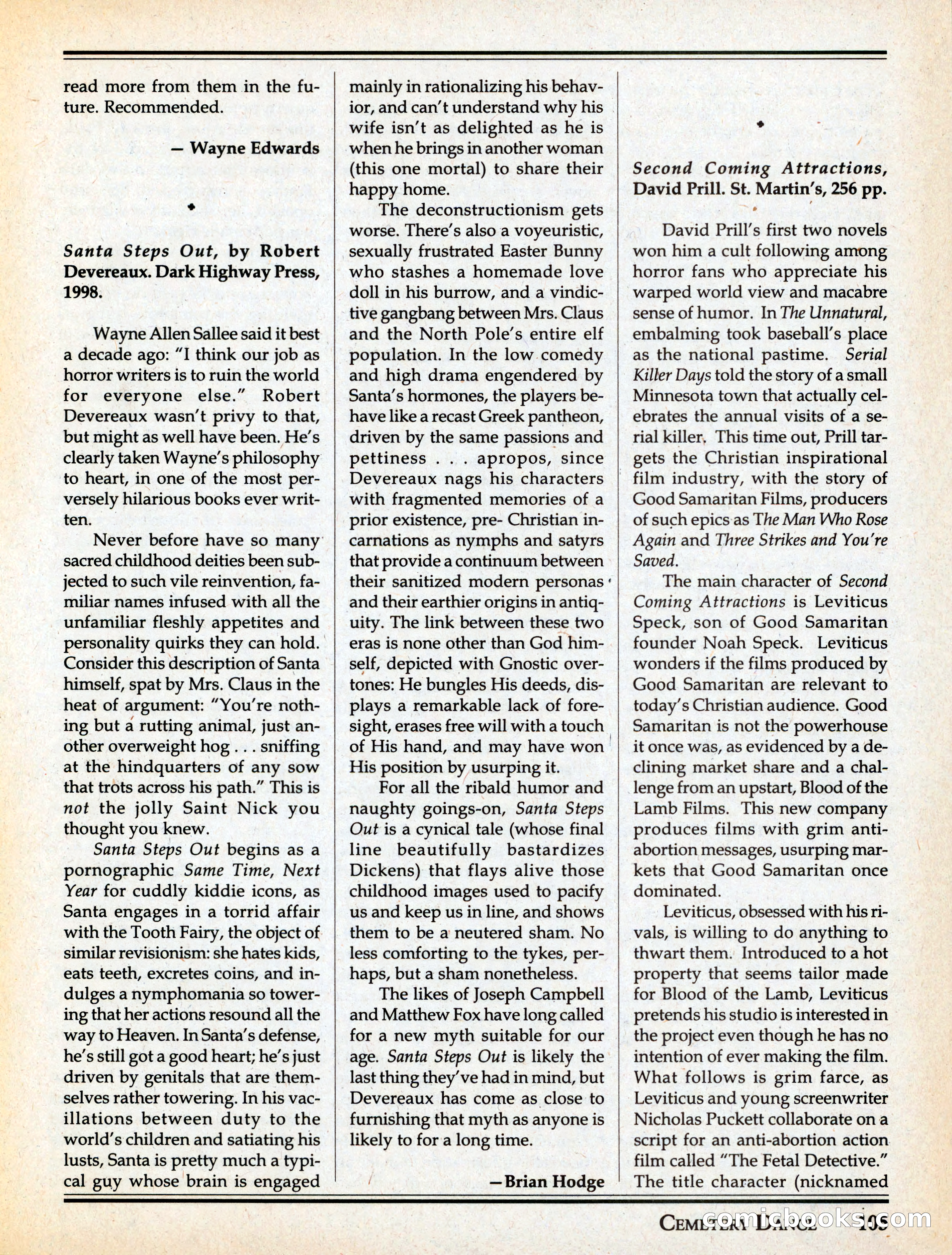 Cemetery Dance #29 — page 107 of 116
