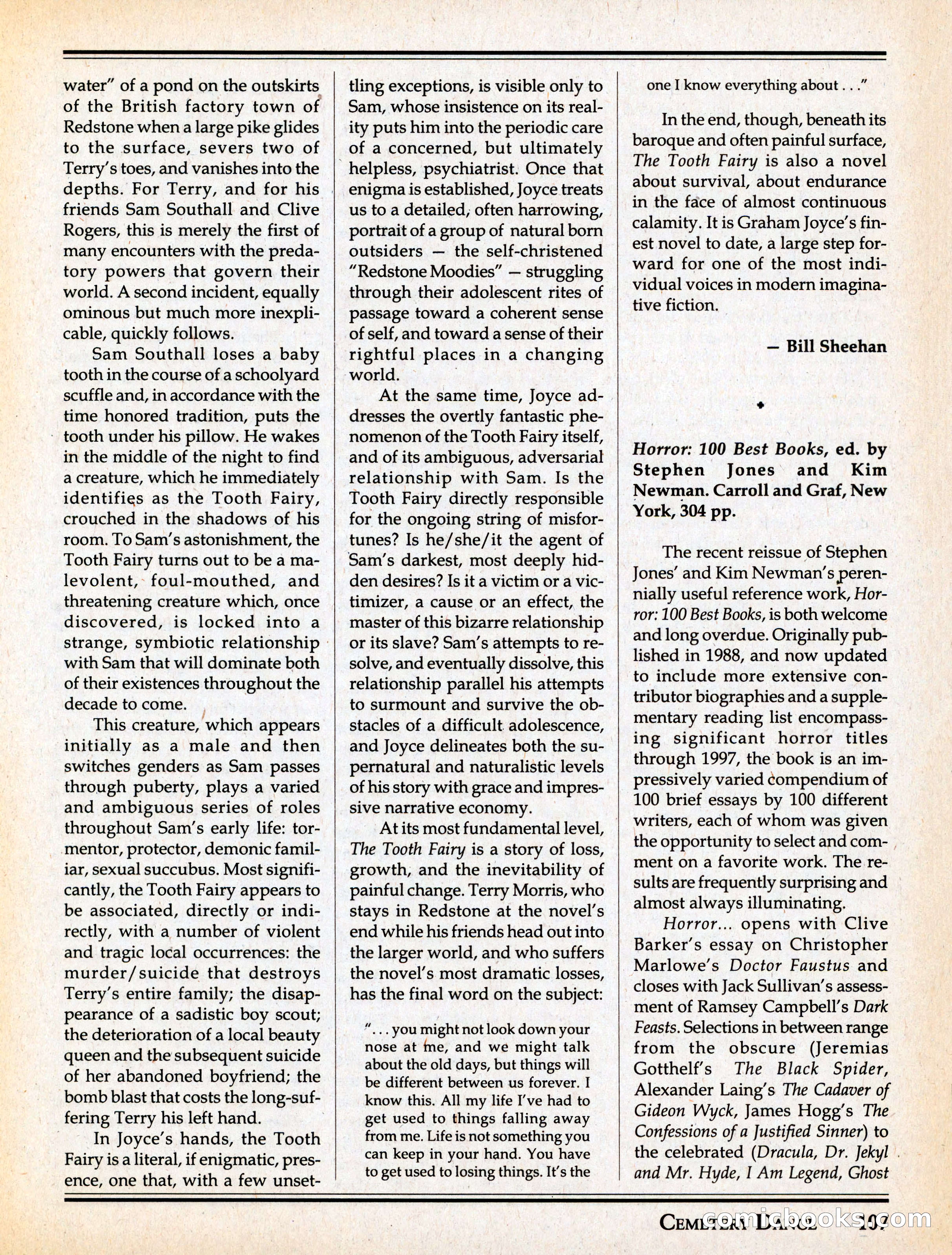 Cemetery Dance #29 — page 109 of 116