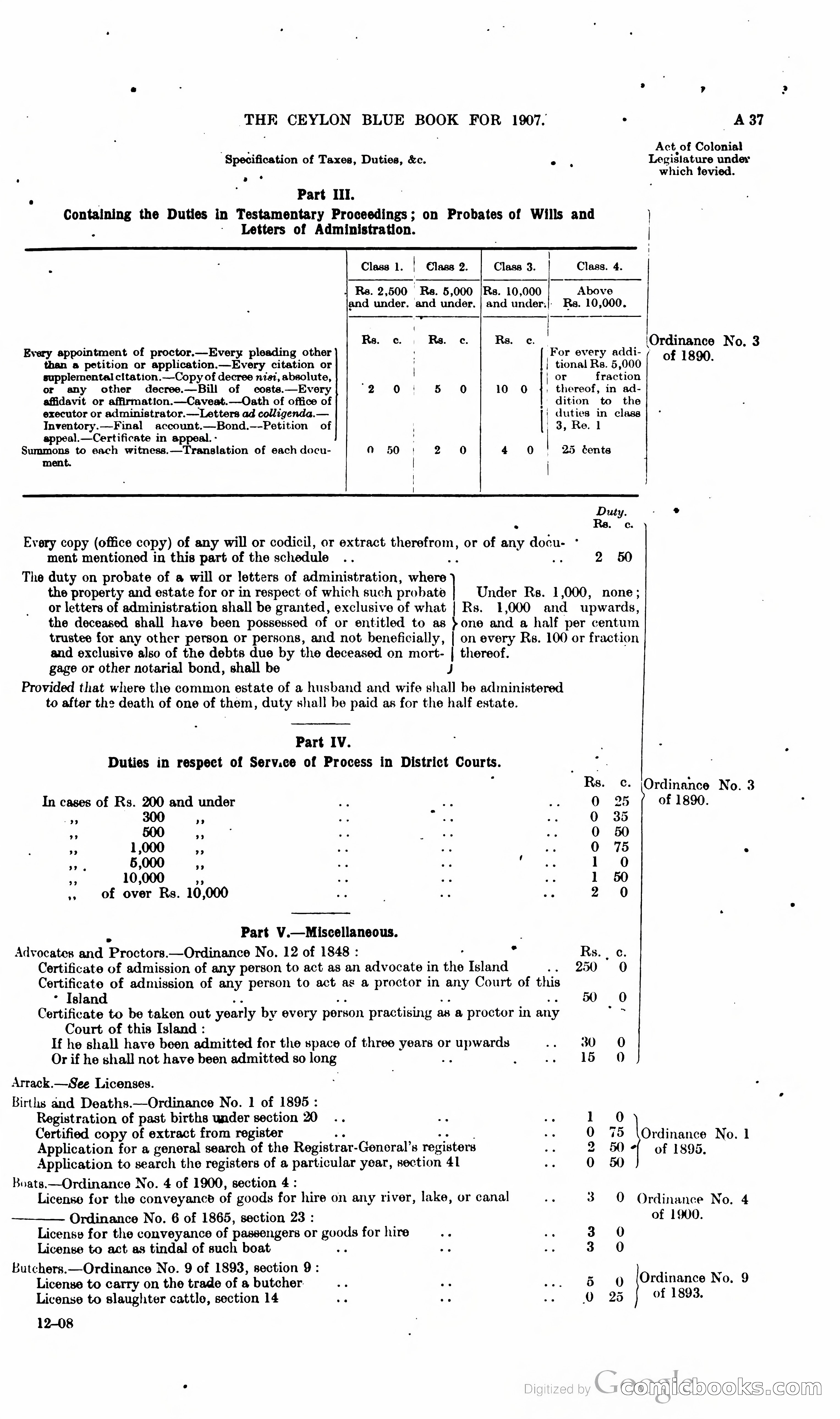 Ceylon Blue Book — page 54 of 395