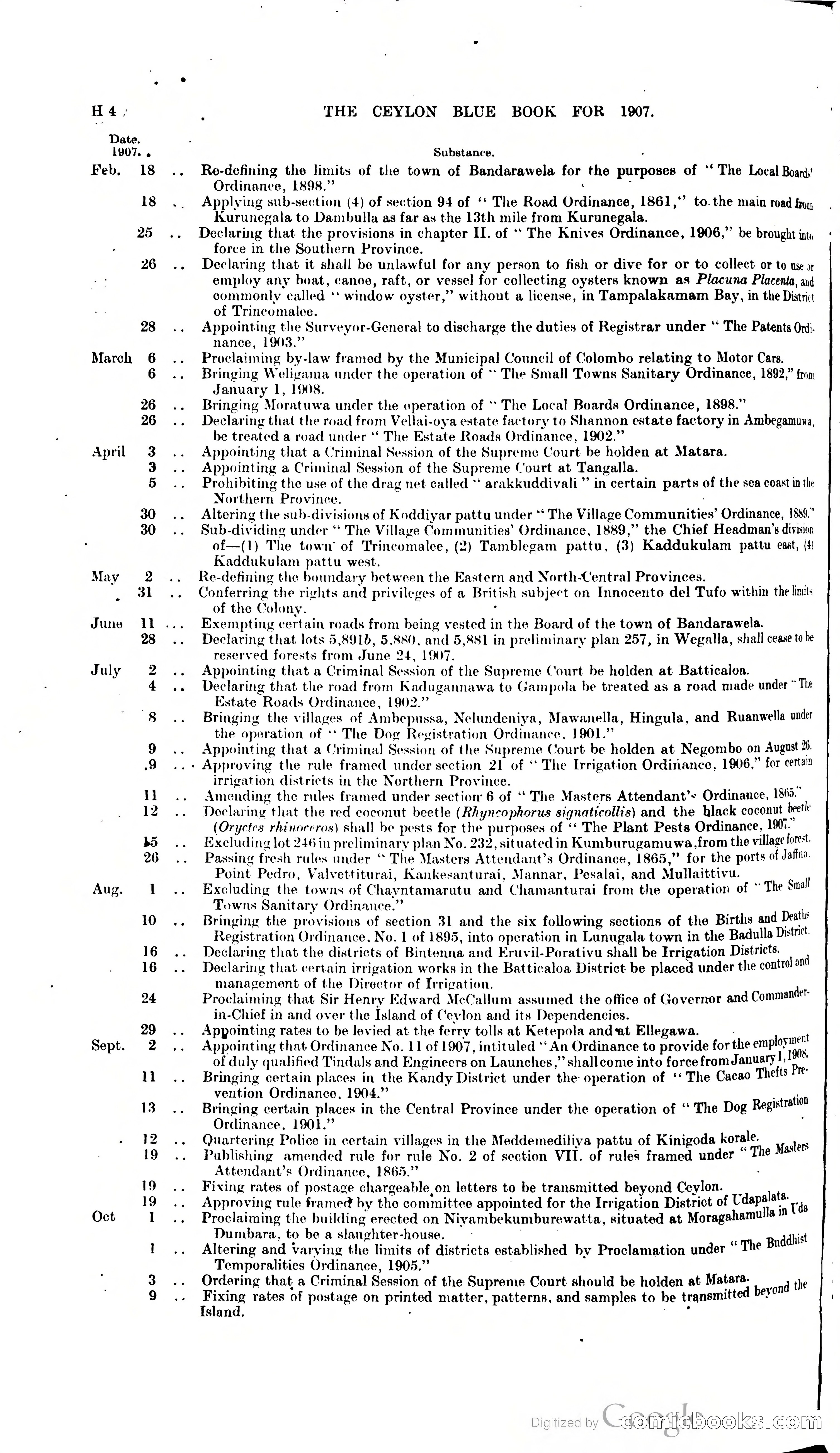 Ceylon Blue Book — page 185 of 395