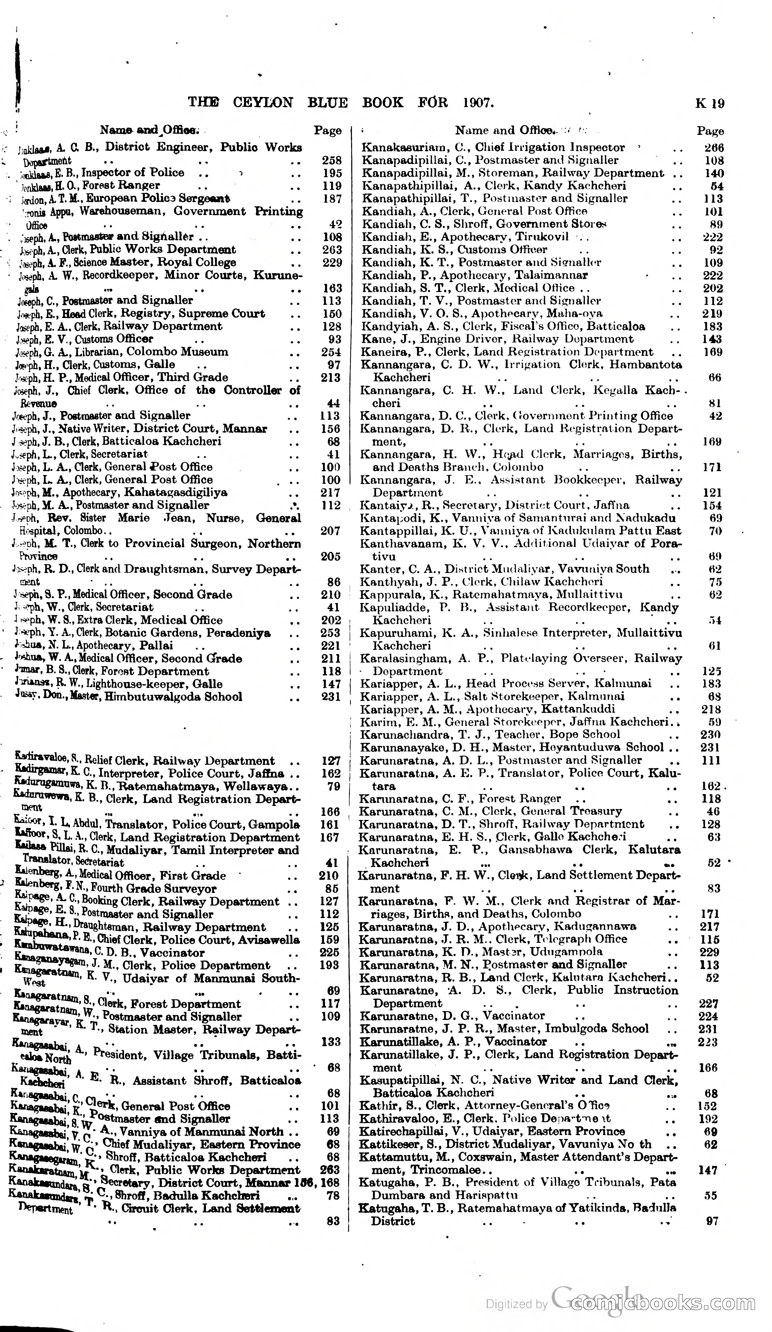 Ceylon Blue Book — page 220 of 395