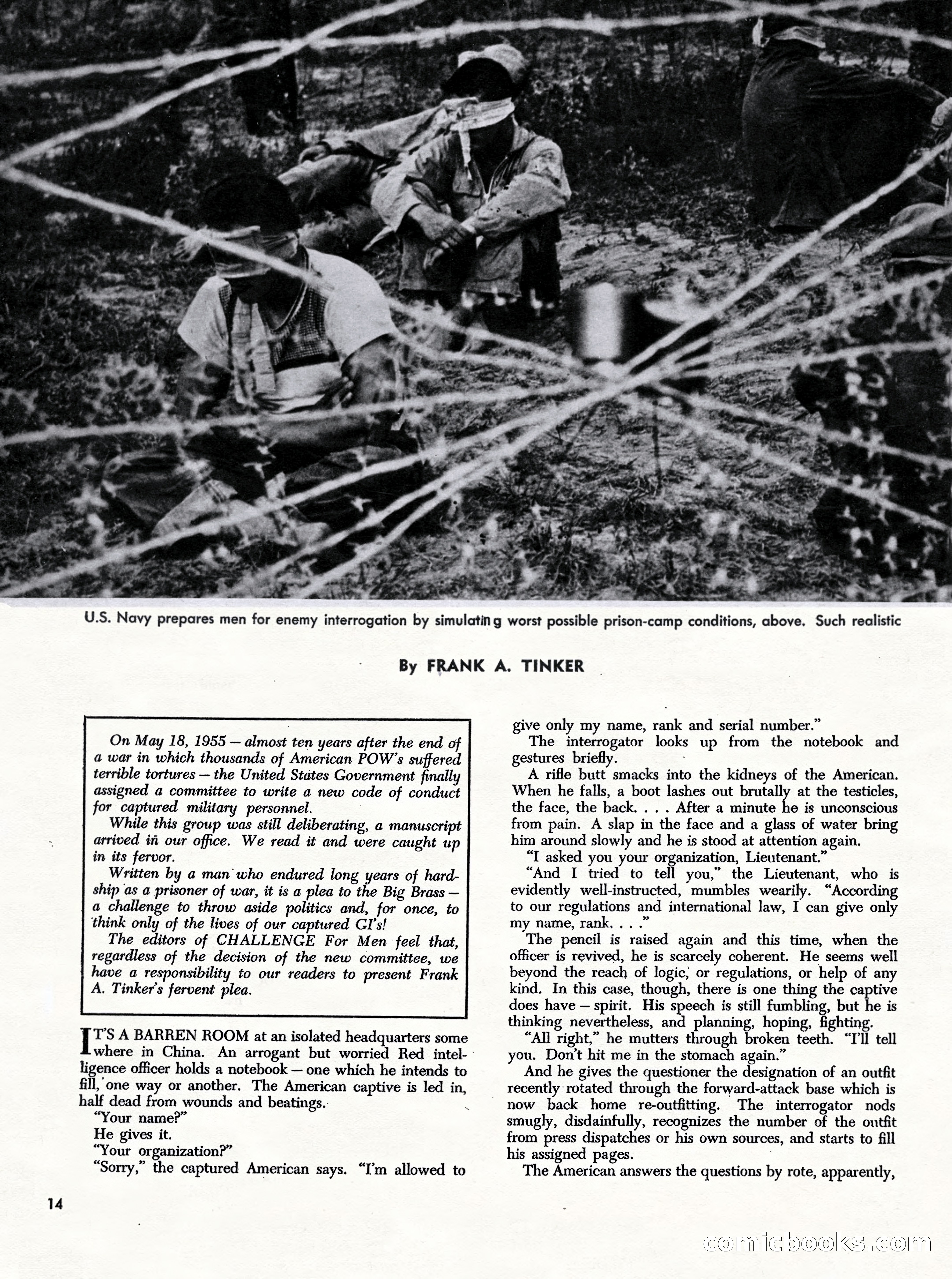Challenge For Men, September 1955 — page 14 of 84