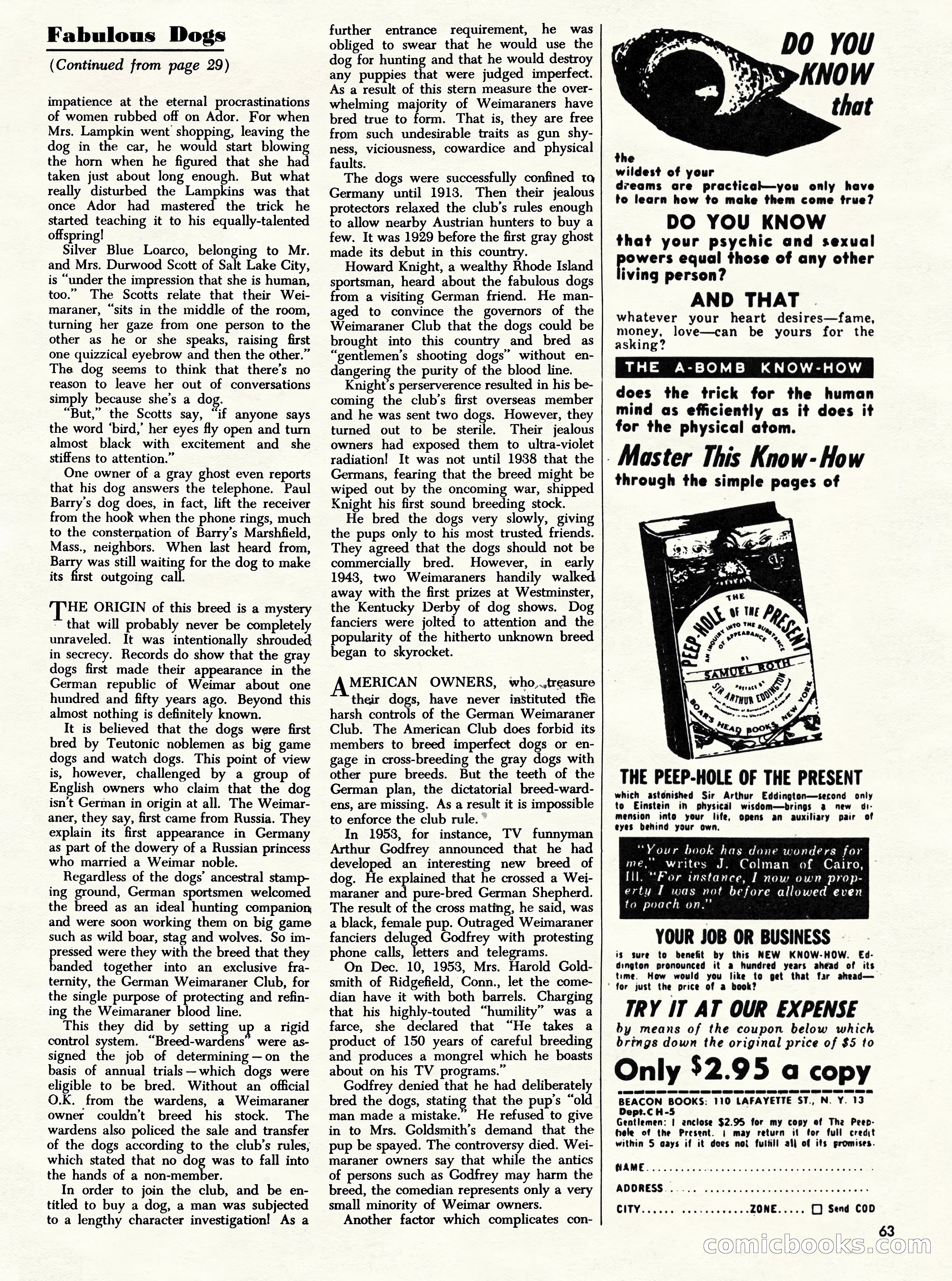 Challenge For Men, September 1955 — page 63 of 84