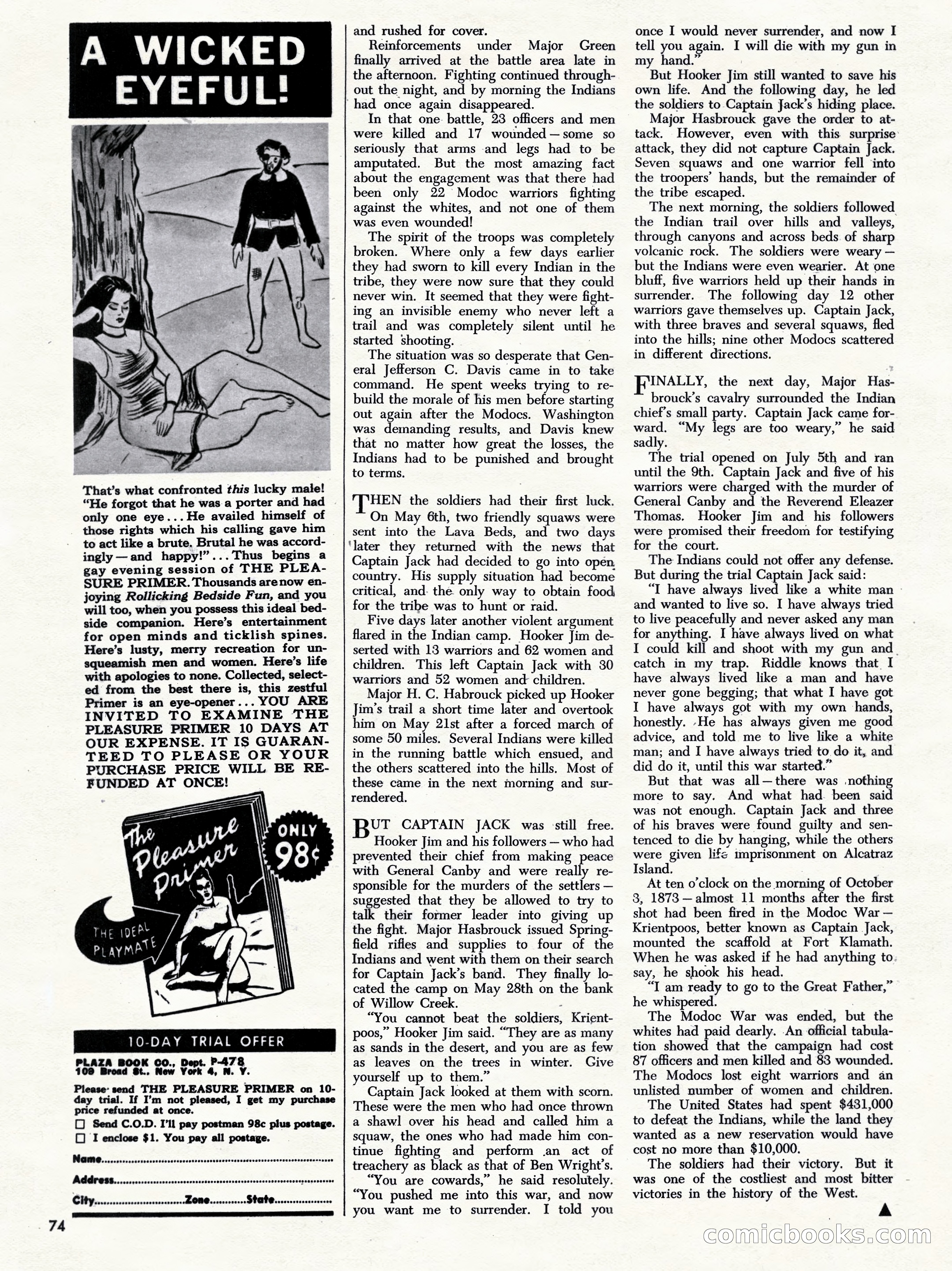 Challenge For Men, September 1955 — page 74 of 84