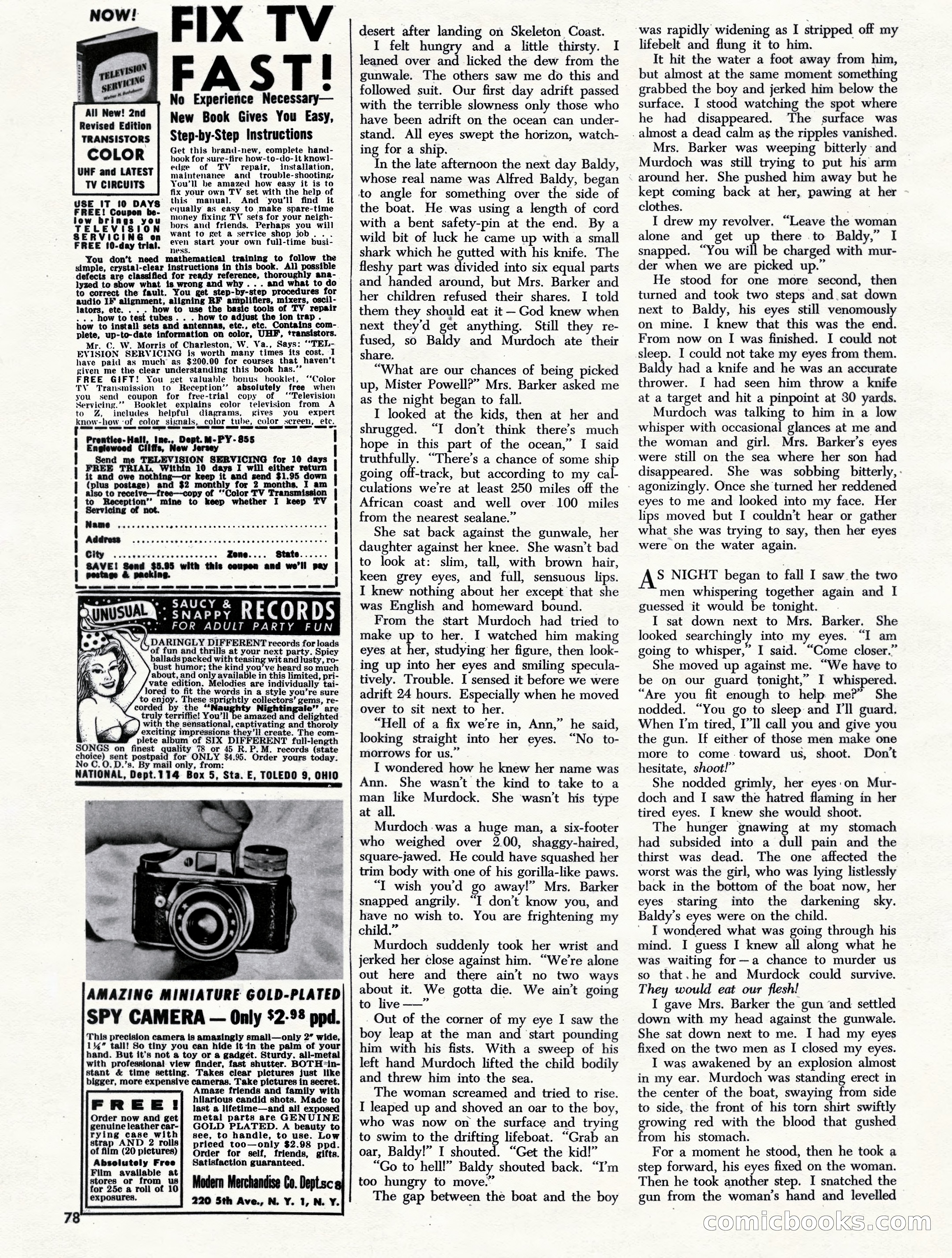 Challenge For Men, September 1955 — page 78 of 84
