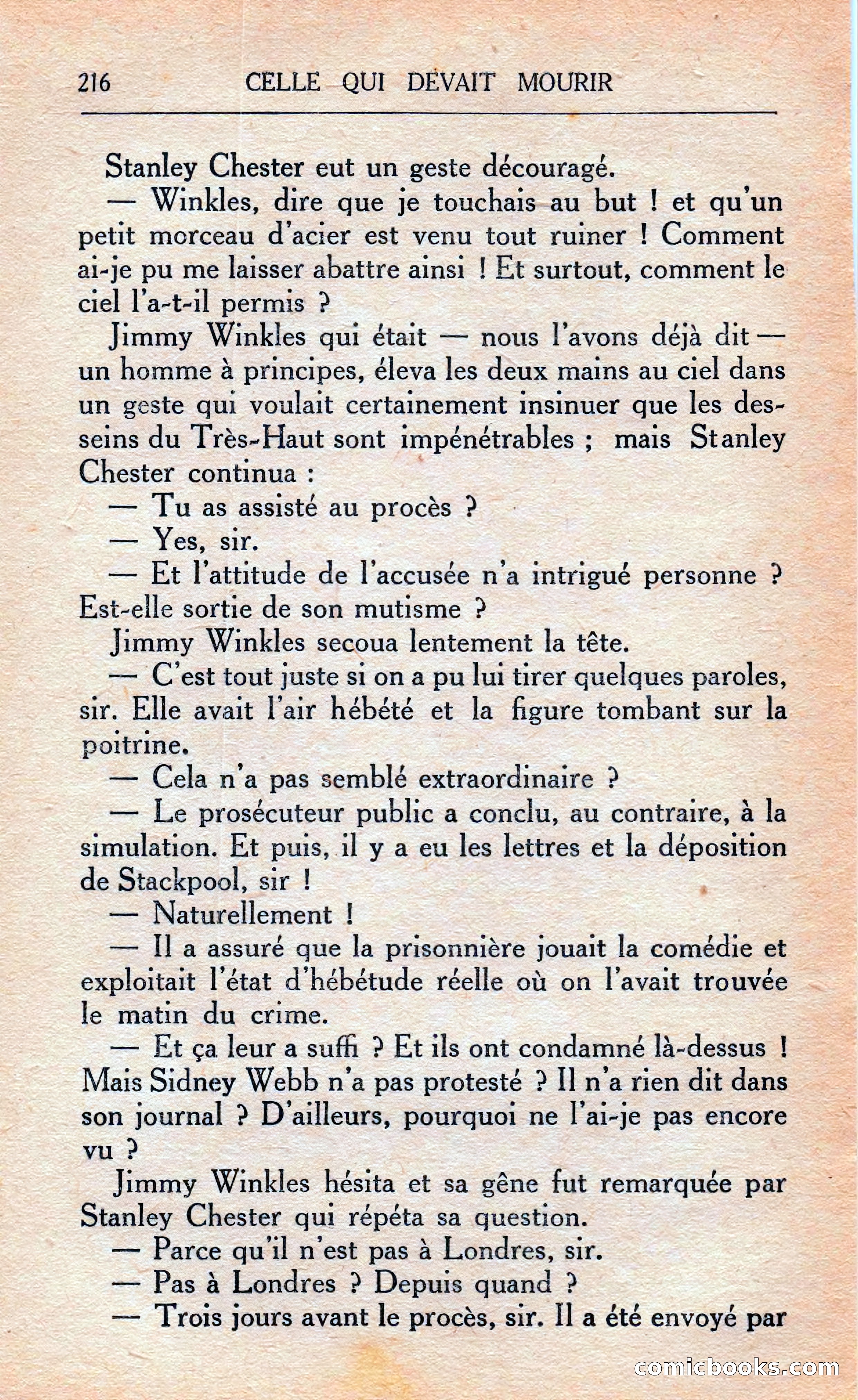 Celle Qui Devait Mourir — page 224 of 314