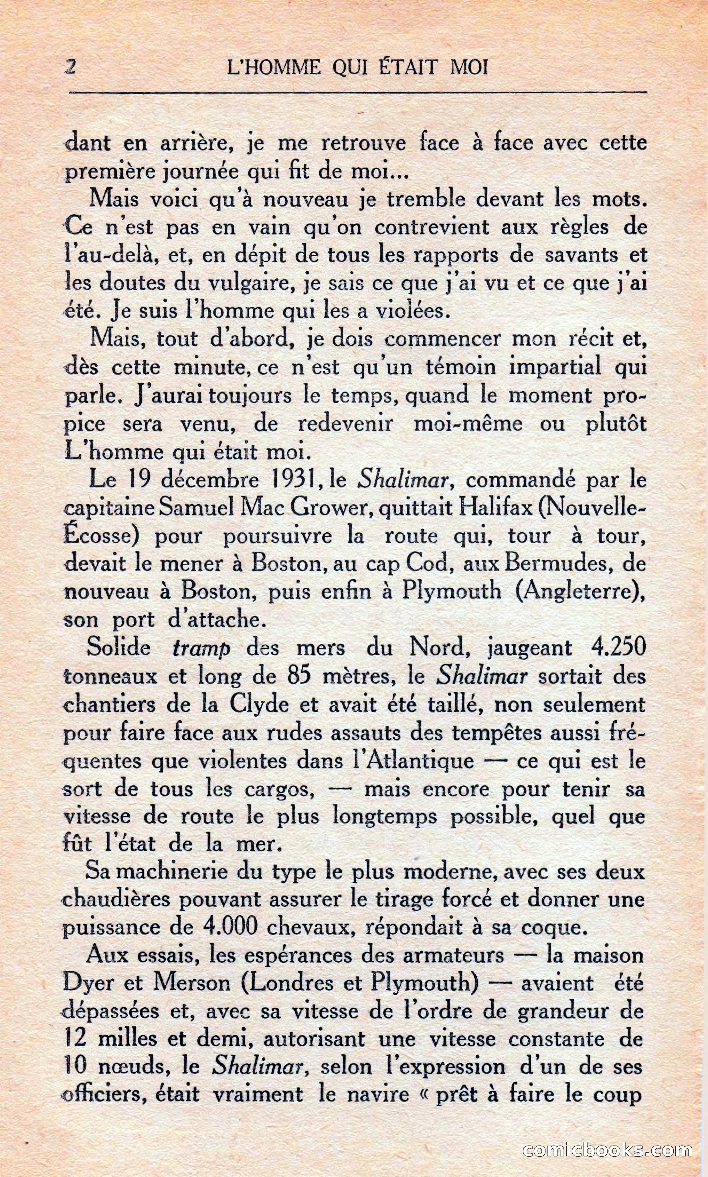 L'homme Qui Était Moi — page 8 of 309