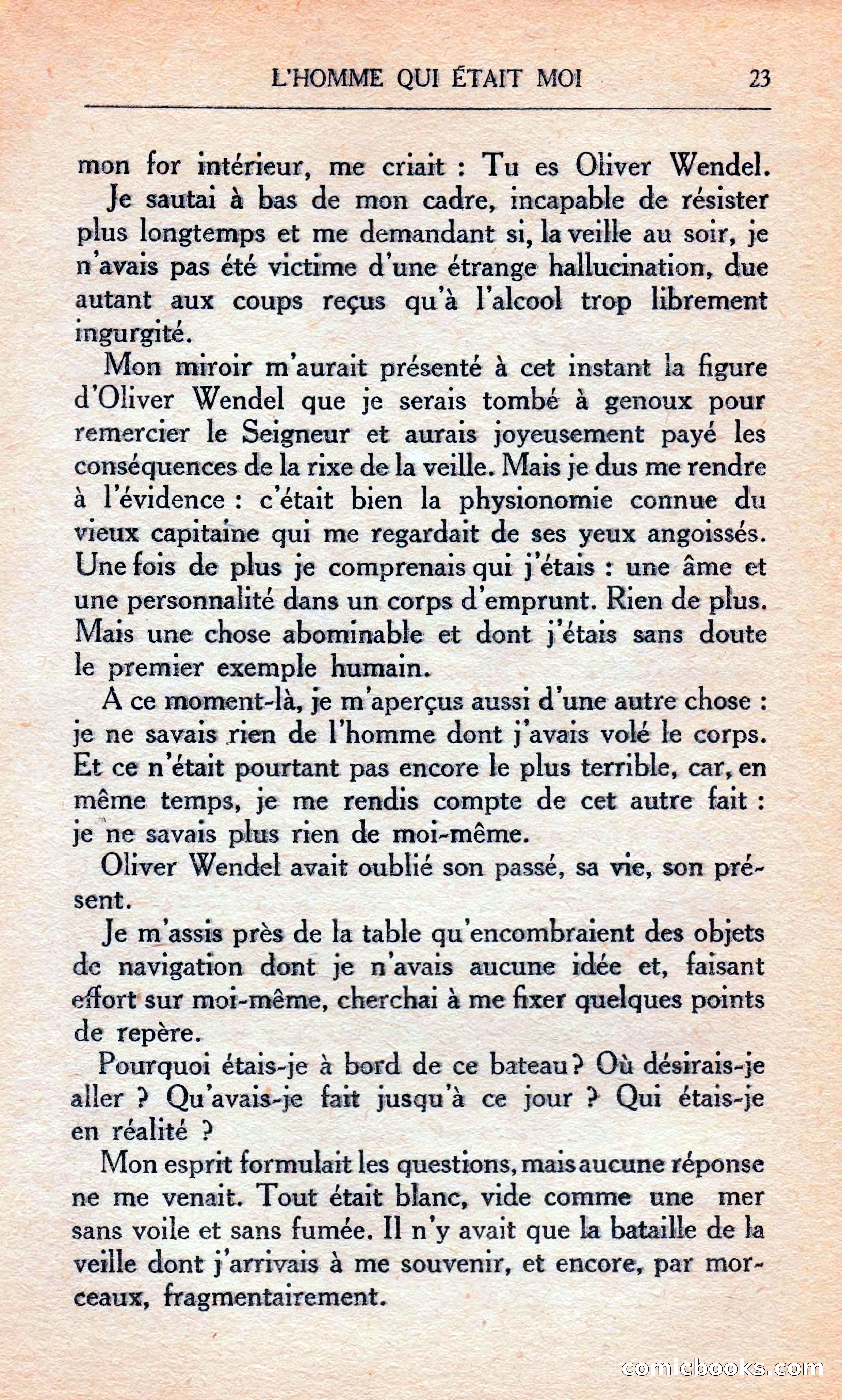 L'homme Qui Était Moi — page 29 of 309