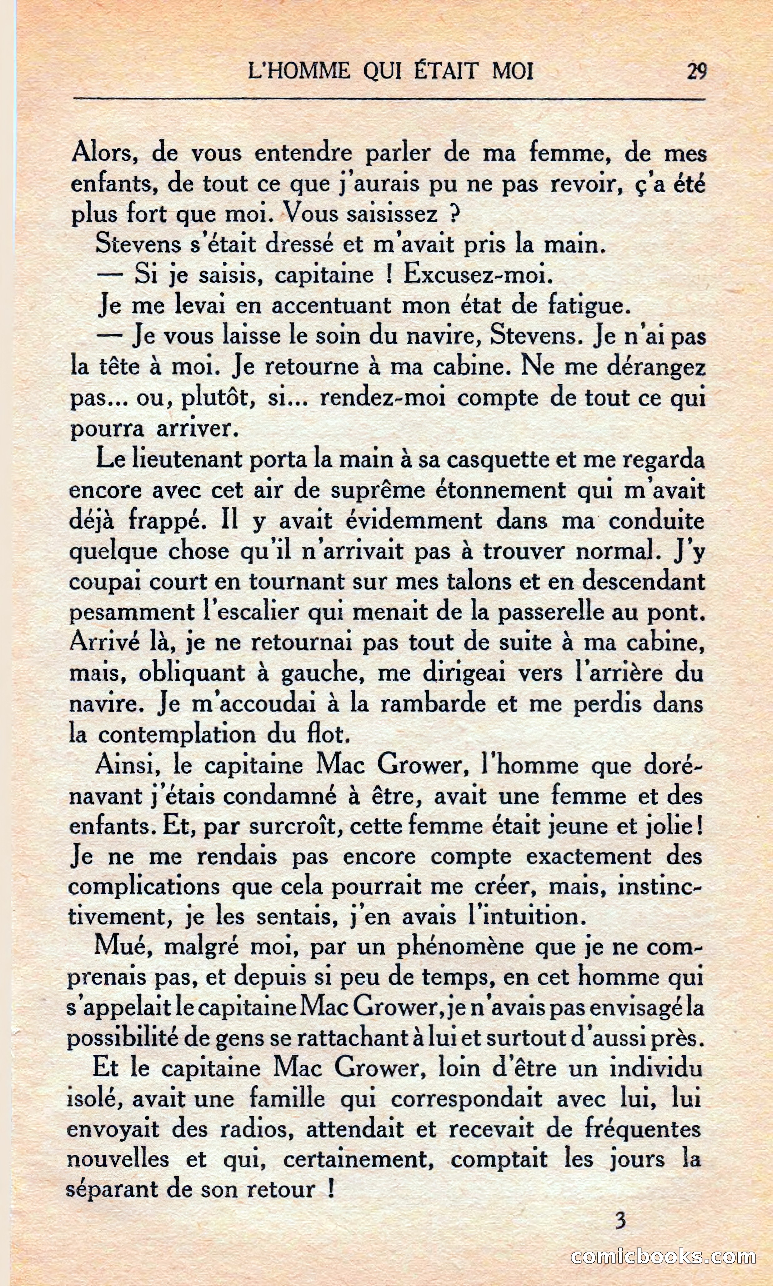 L'homme Qui Était Moi — page 35 of 309