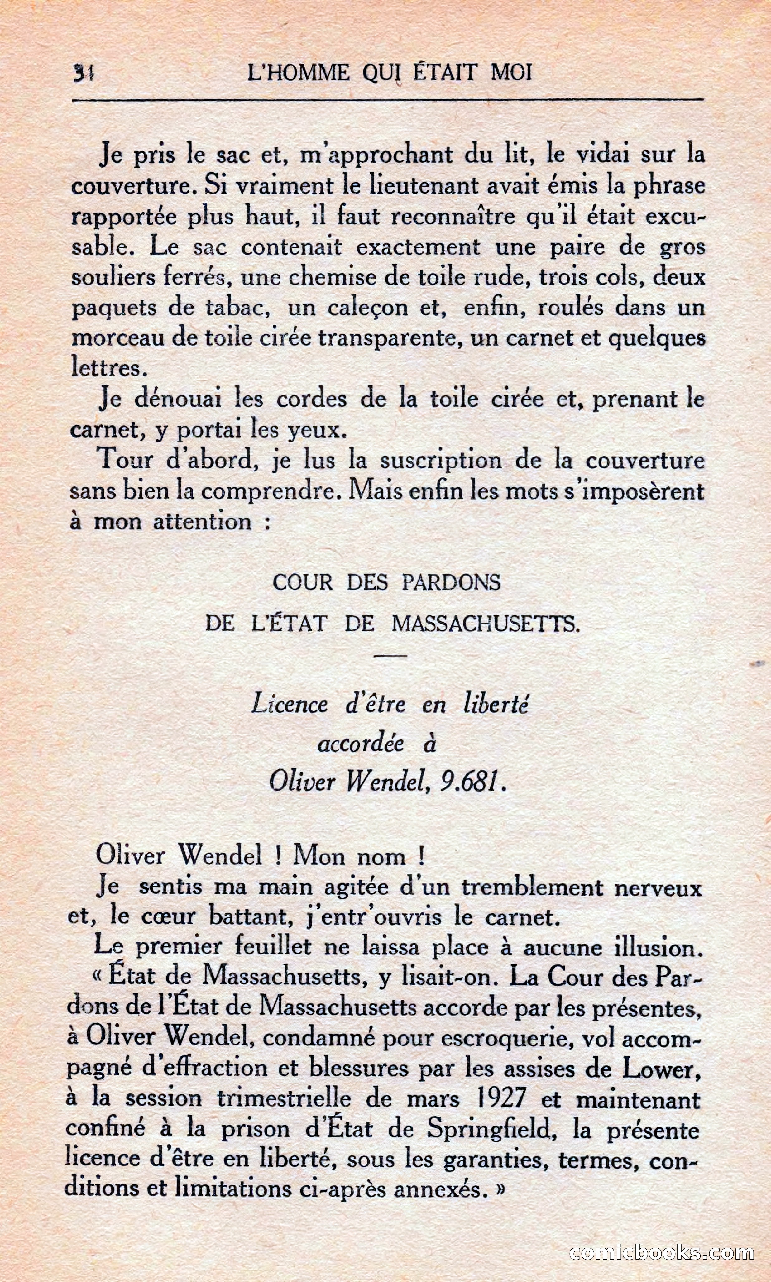 L'homme Qui Était Moi — page 40 of 309