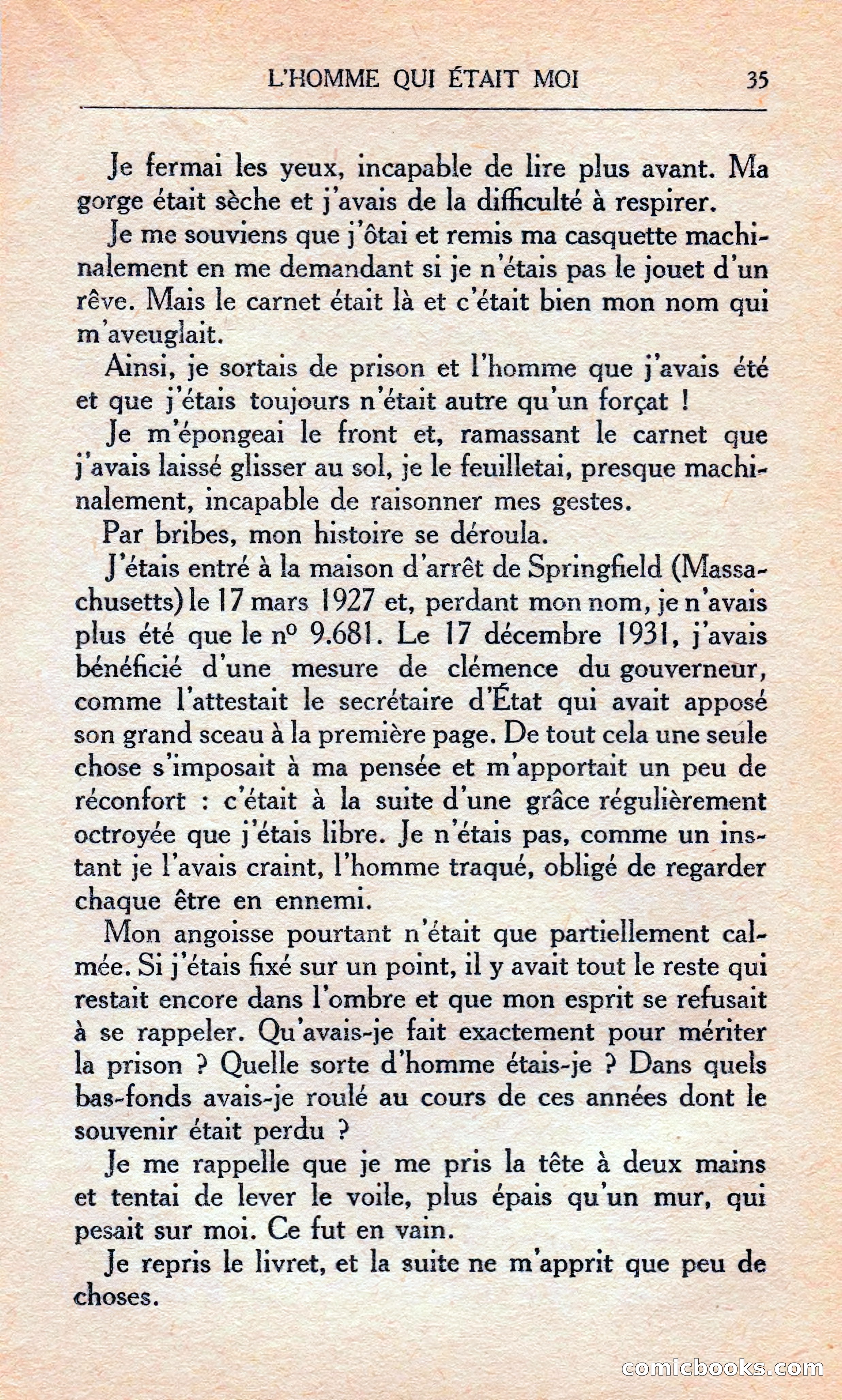L'homme Qui Était Moi — page 41 of 309