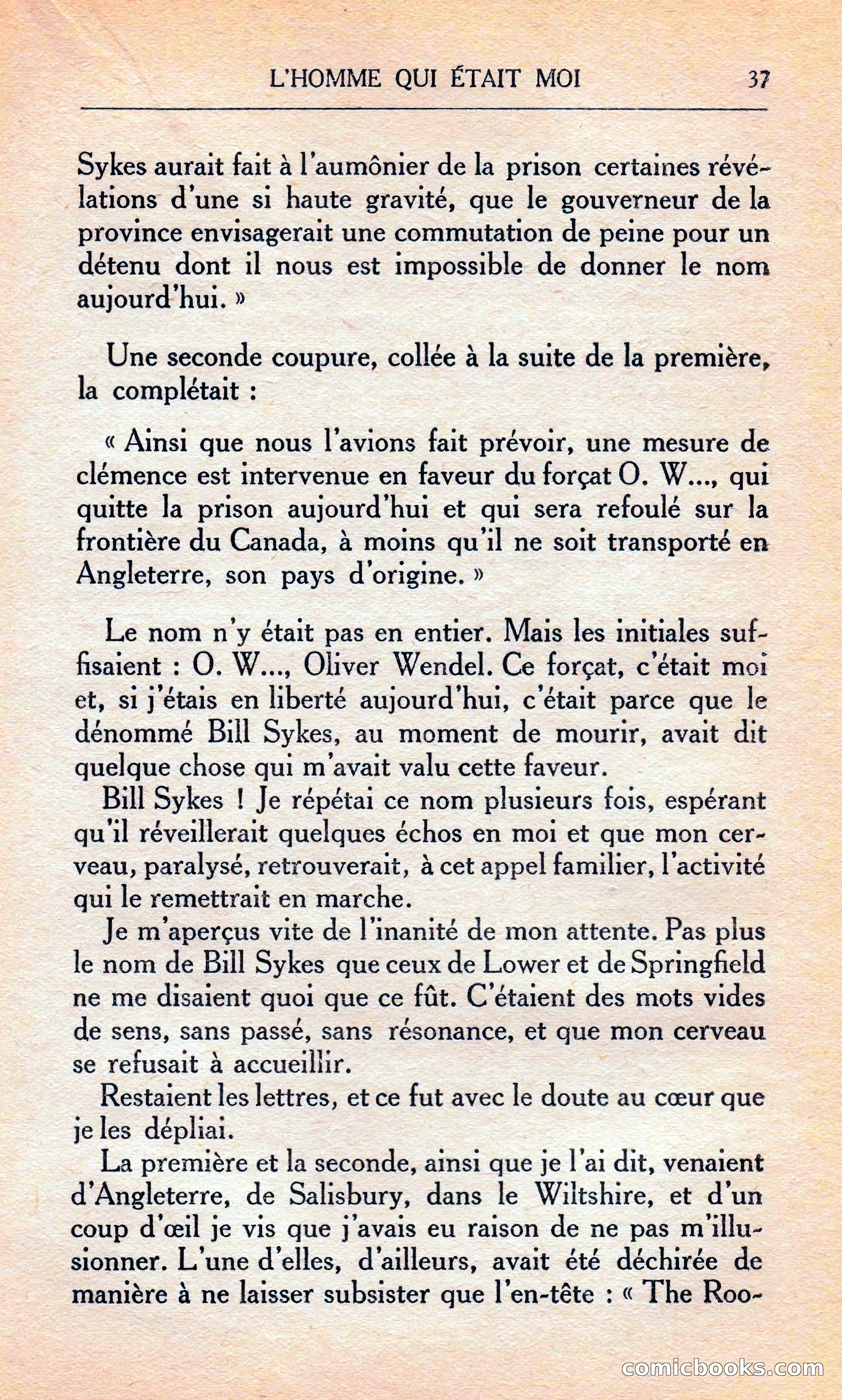 L'homme Qui Était Moi — page 43 of 309