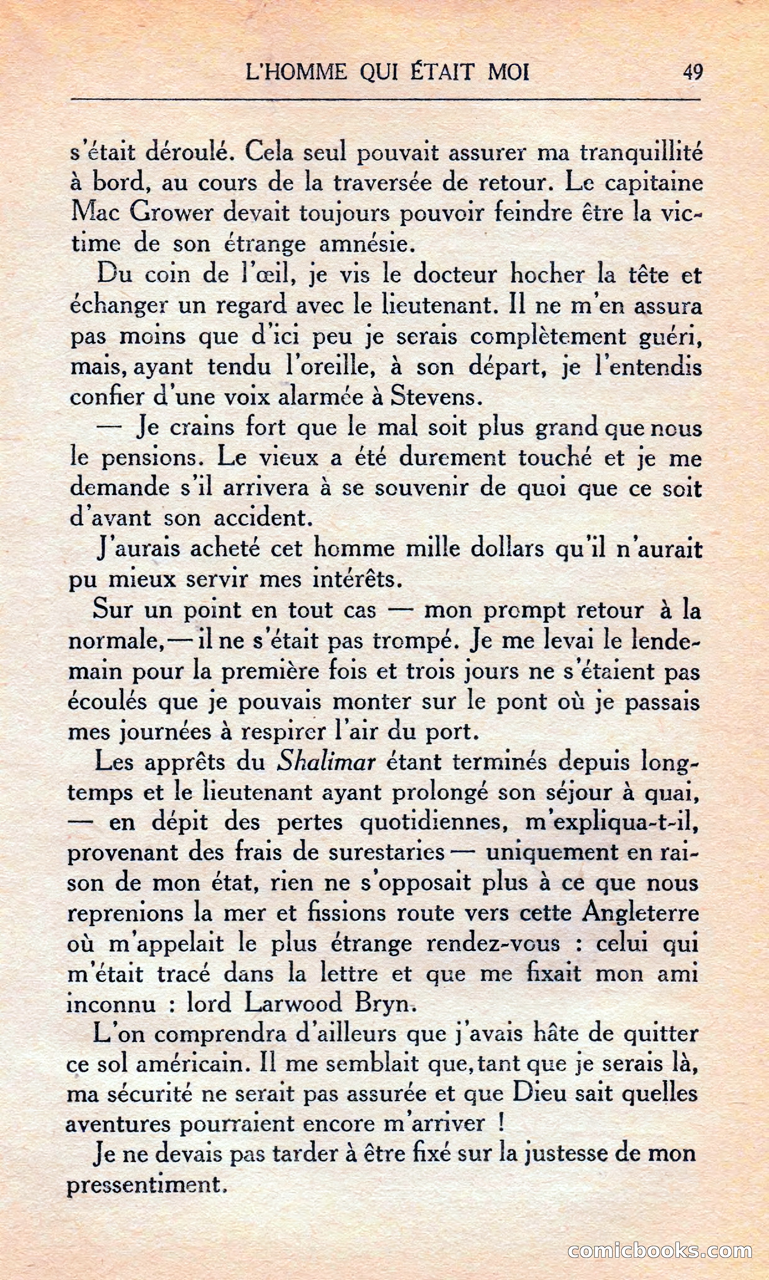 L'homme Qui Était Moi — page 55 of 309