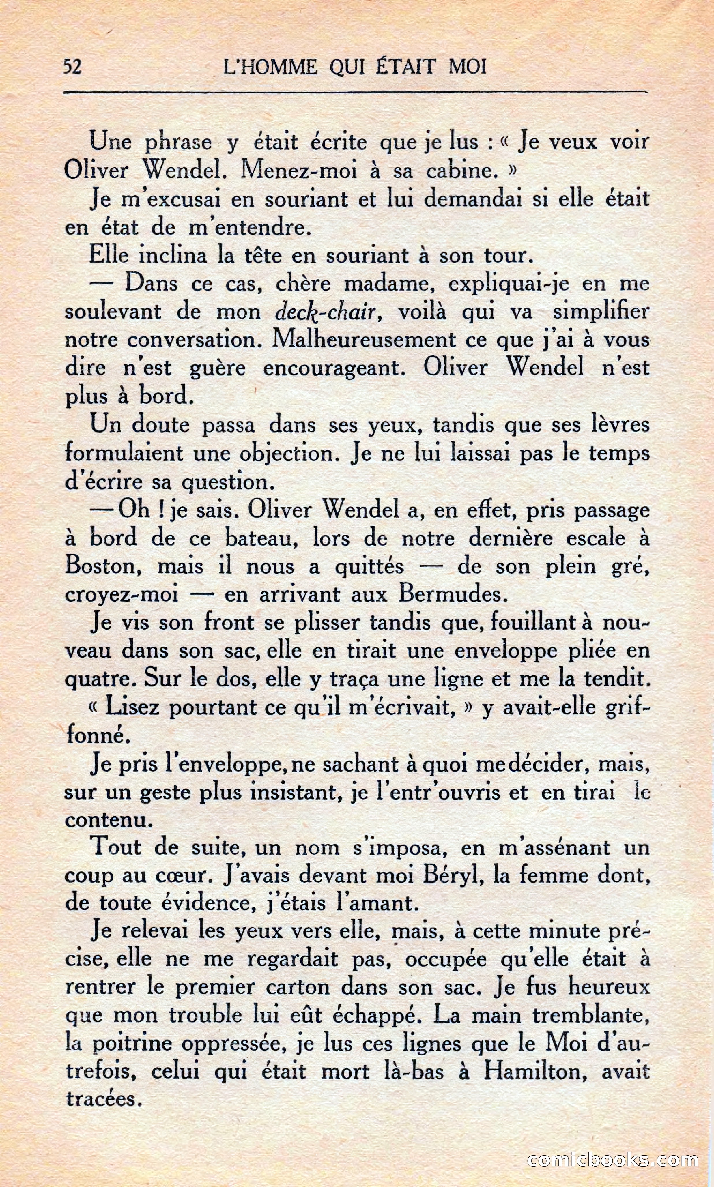 L'homme Qui Était Moi — page 58 of 309