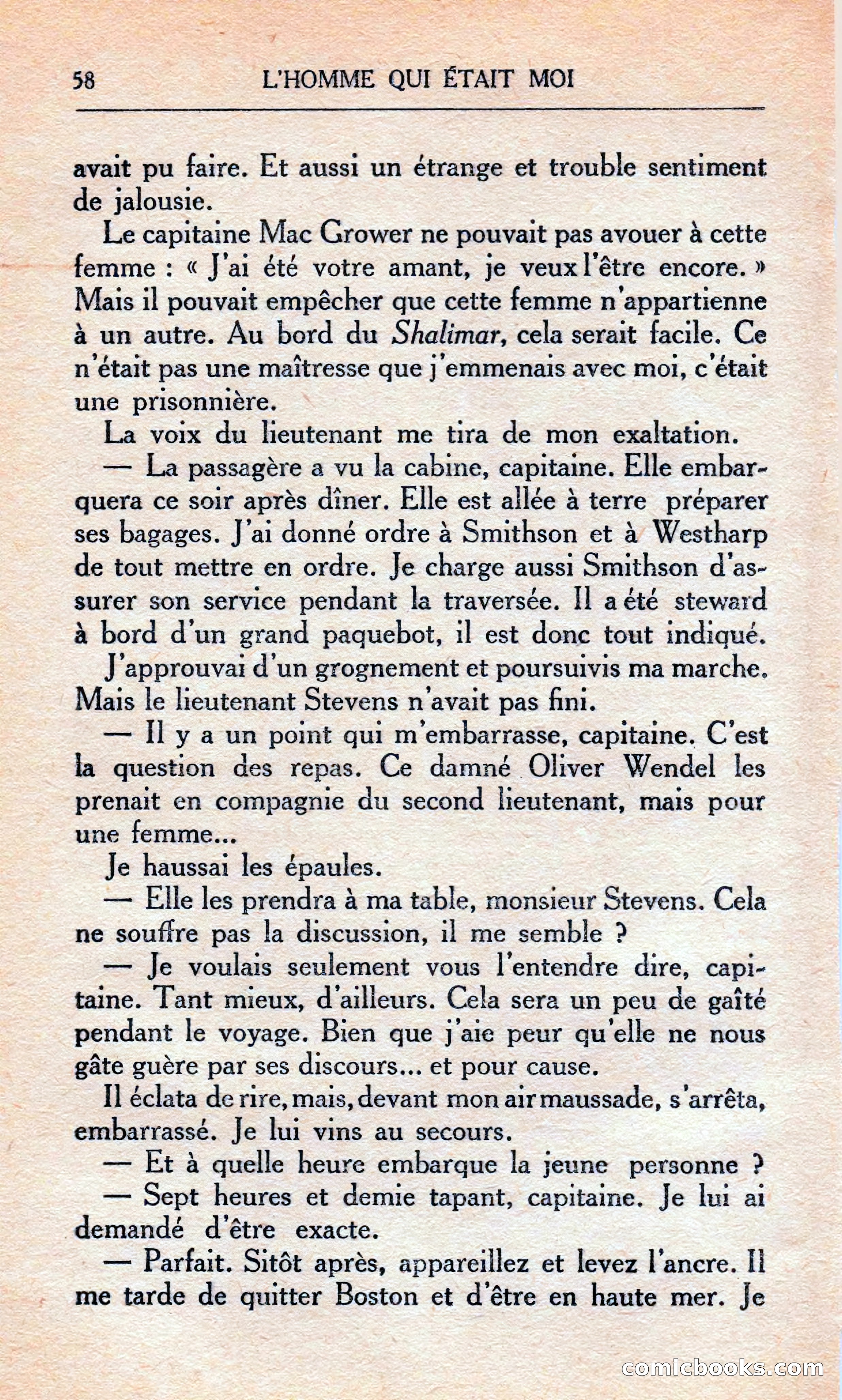 L'homme Qui Était Moi — page 64 of 309