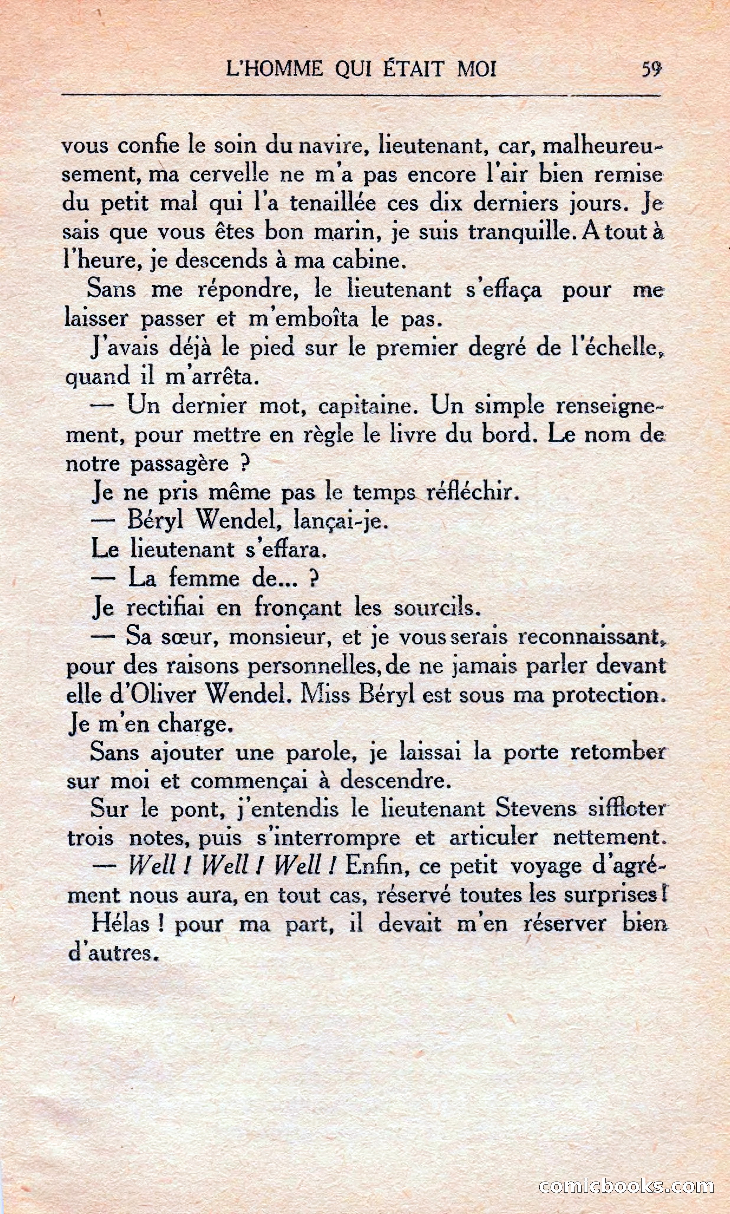L'homme Qui Était Moi — page 65 of 309