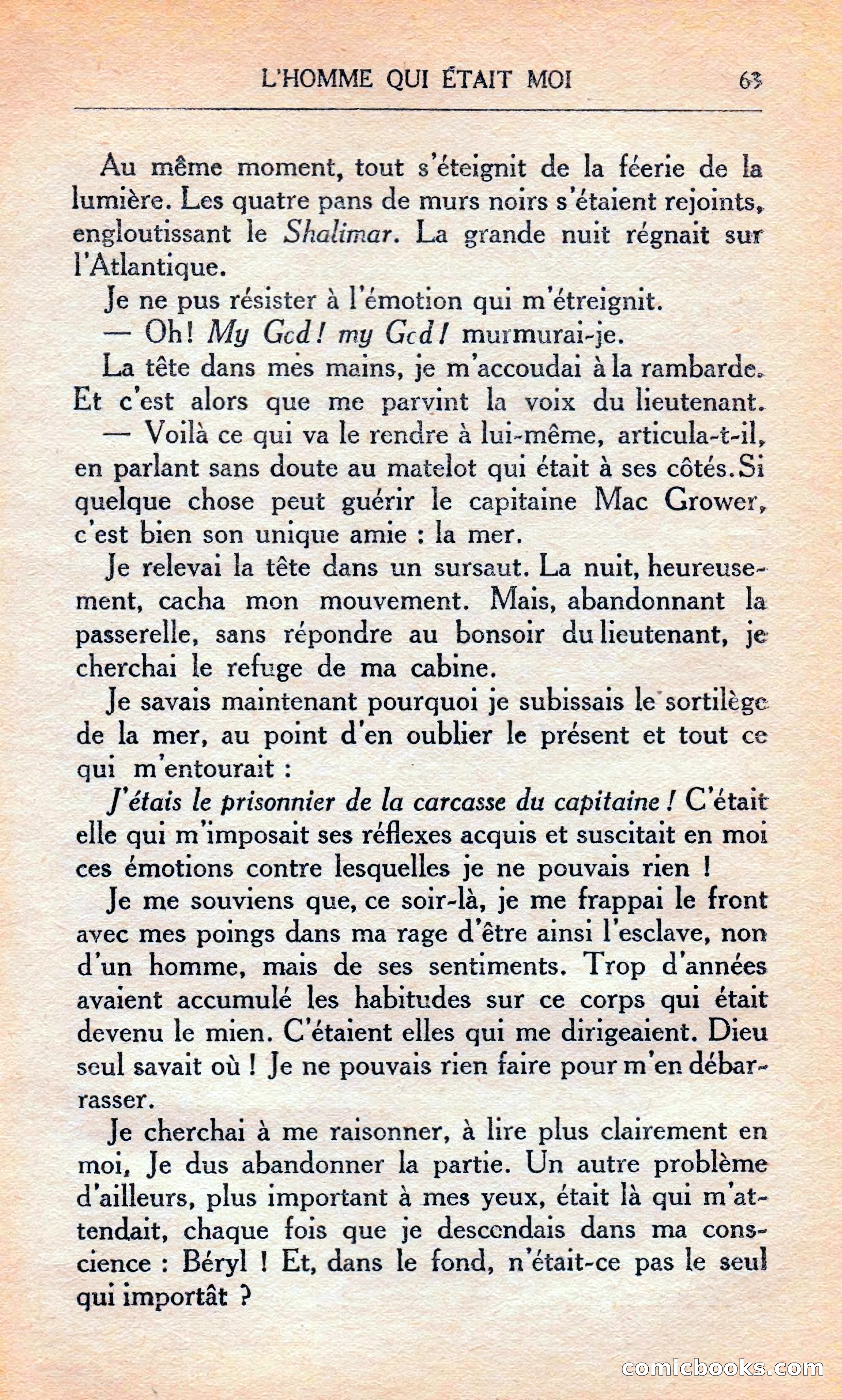 L'homme Qui Était Moi — page 69 of 309