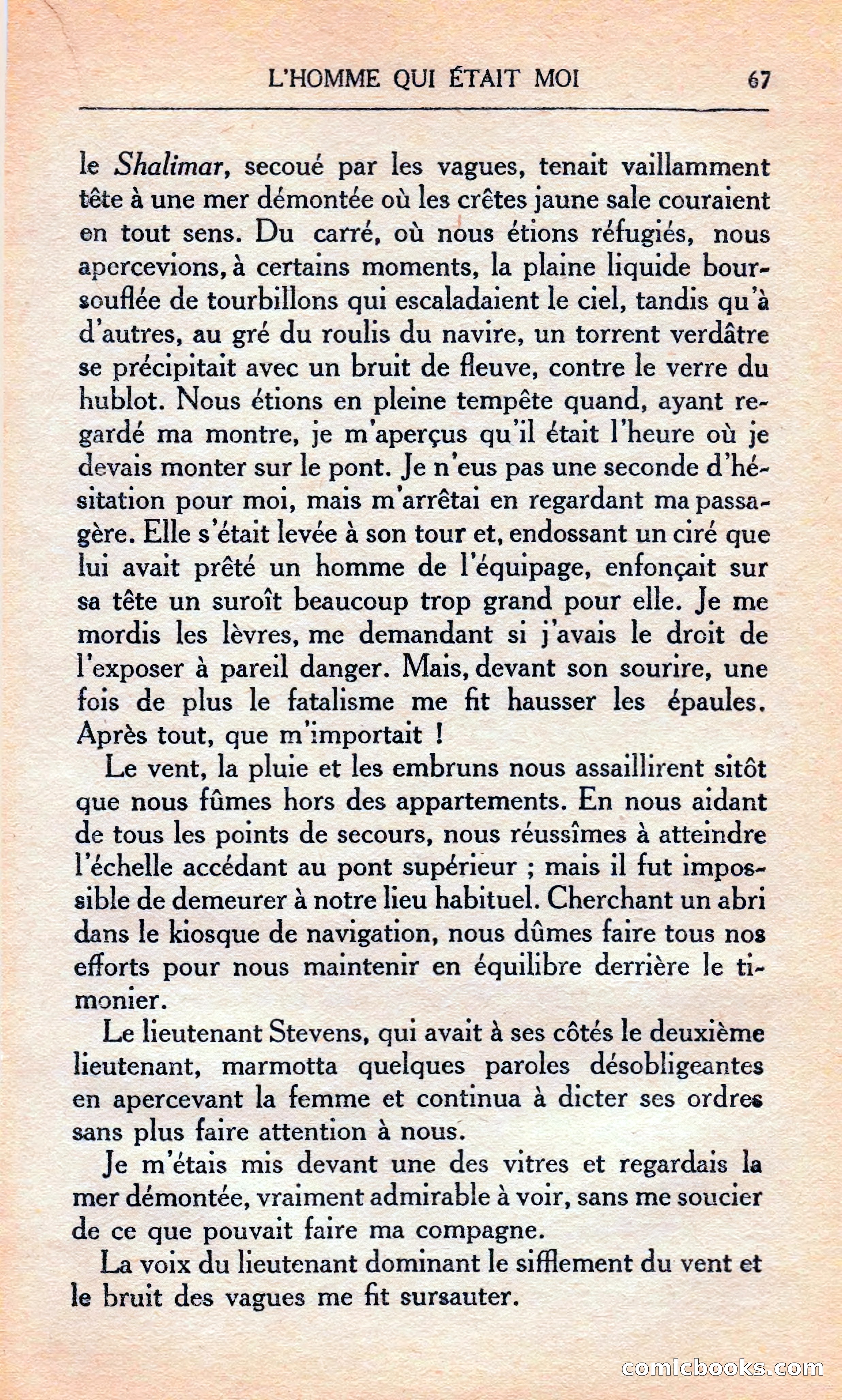 L'homme Qui Était Moi — page 73 of 309