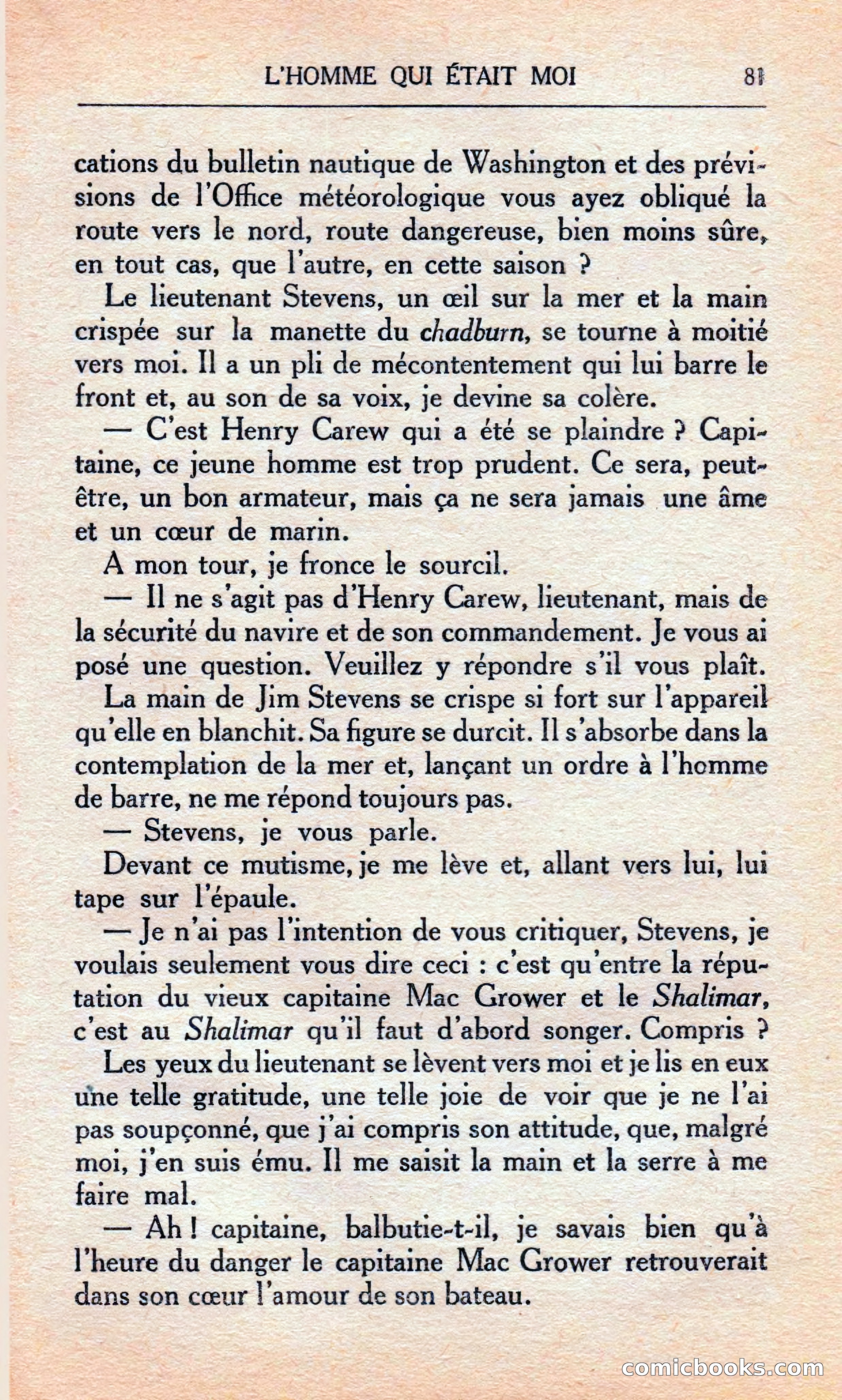 L'homme Qui Était Moi — page 87 of 309