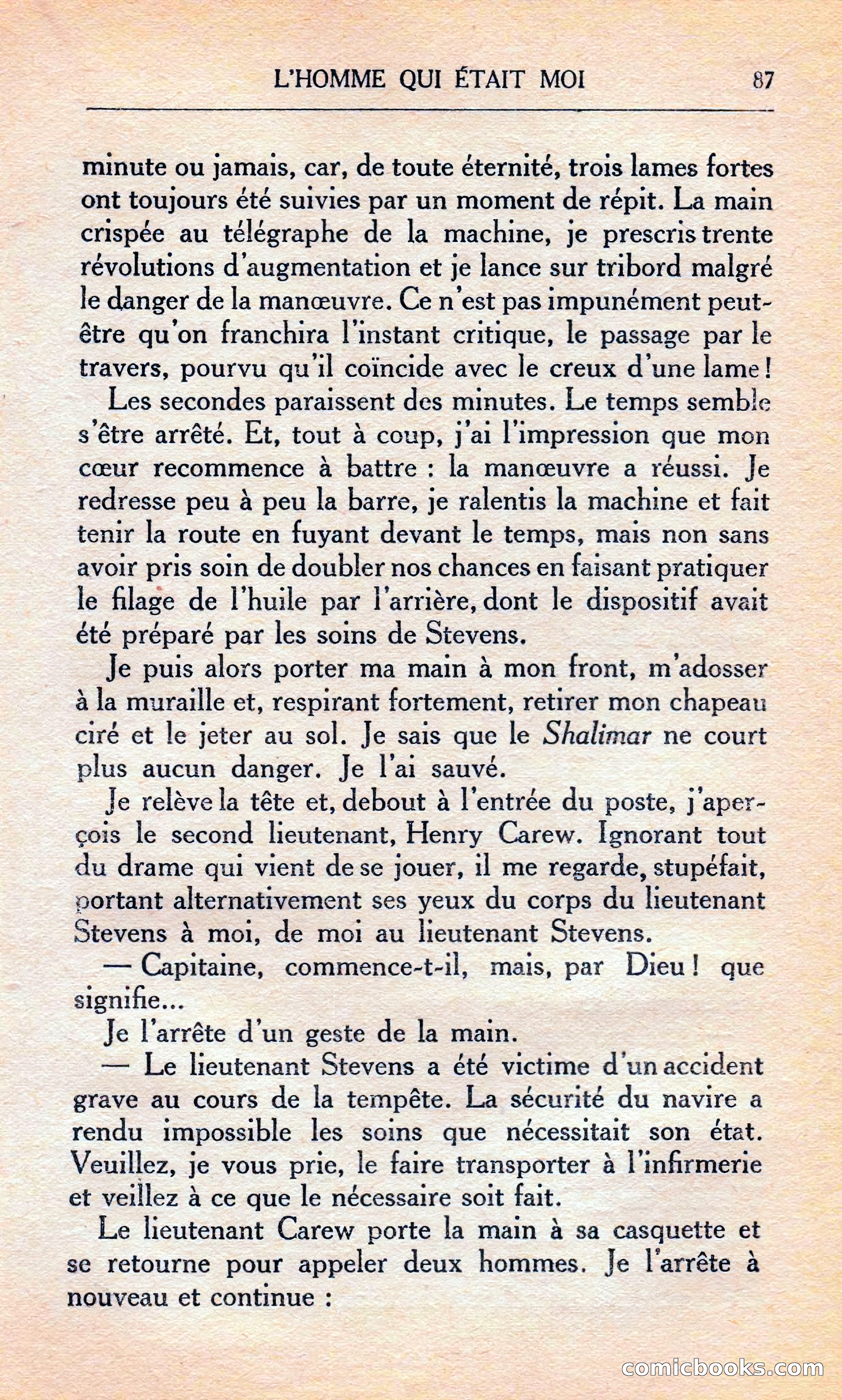 L'homme Qui Était Moi — page 93 of 309