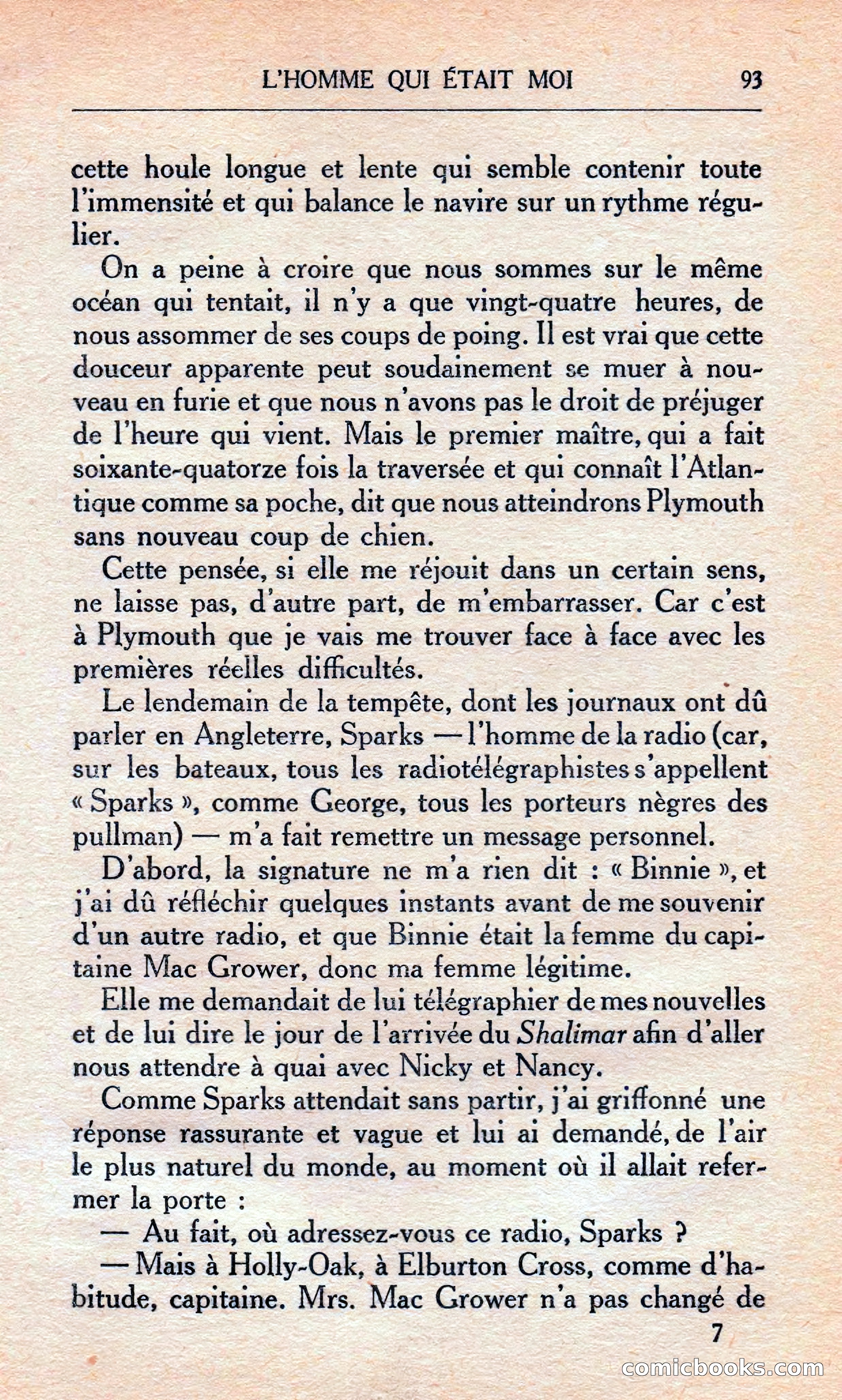 L'homme Qui Était Moi — page 99 of 309