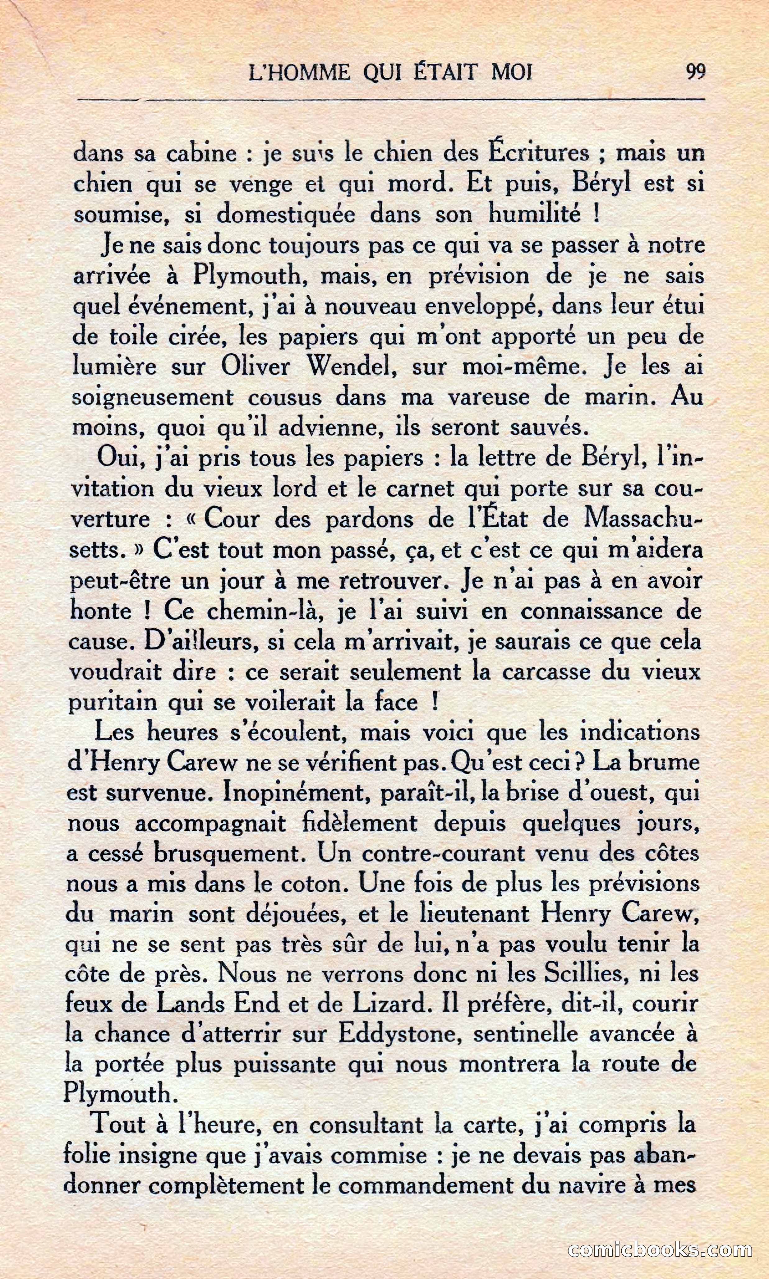 L'homme Qui Était Moi — page 105 of 309