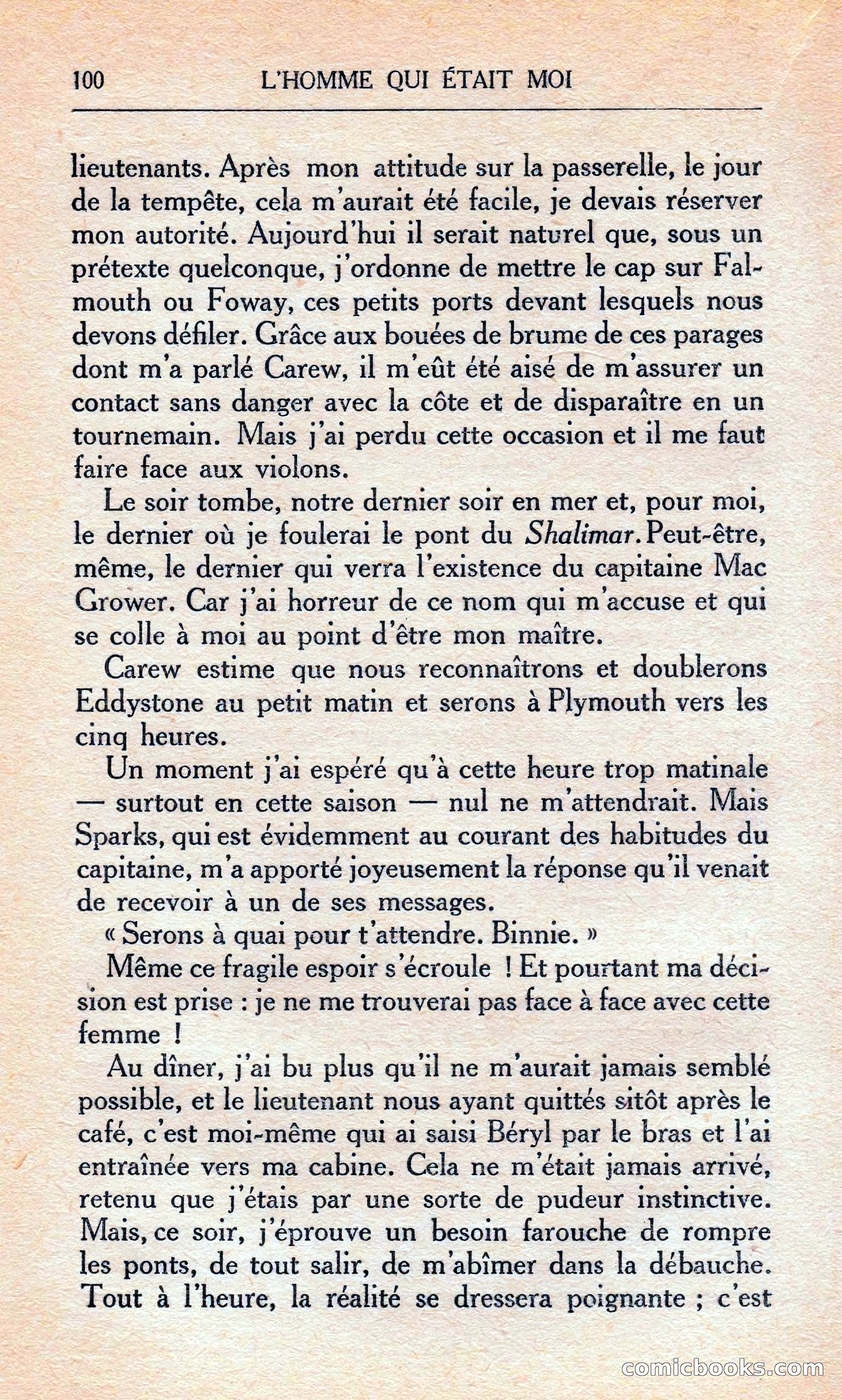 L'homme Qui Était Moi — page 106 of 309
