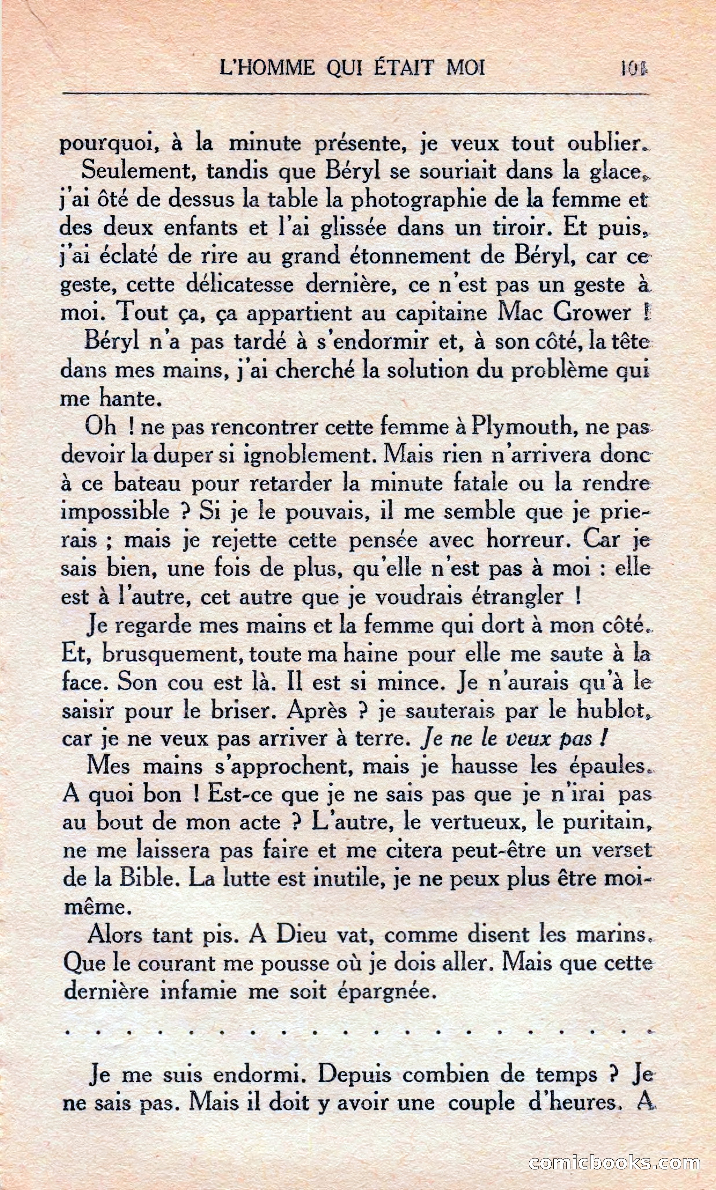 L'homme Qui Était Moi — page 107 of 309