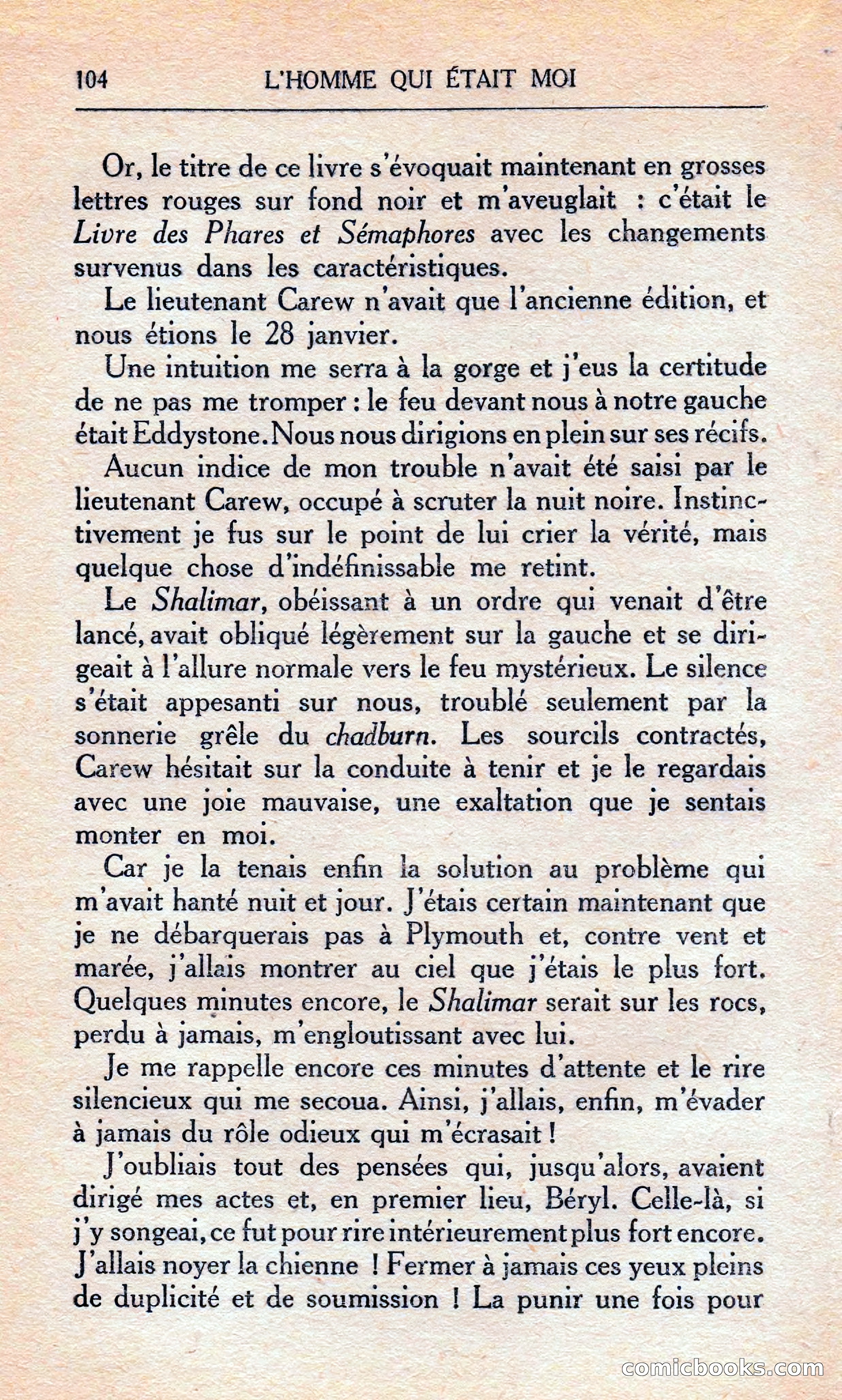 L'homme Qui Était Moi — page 110 of 309