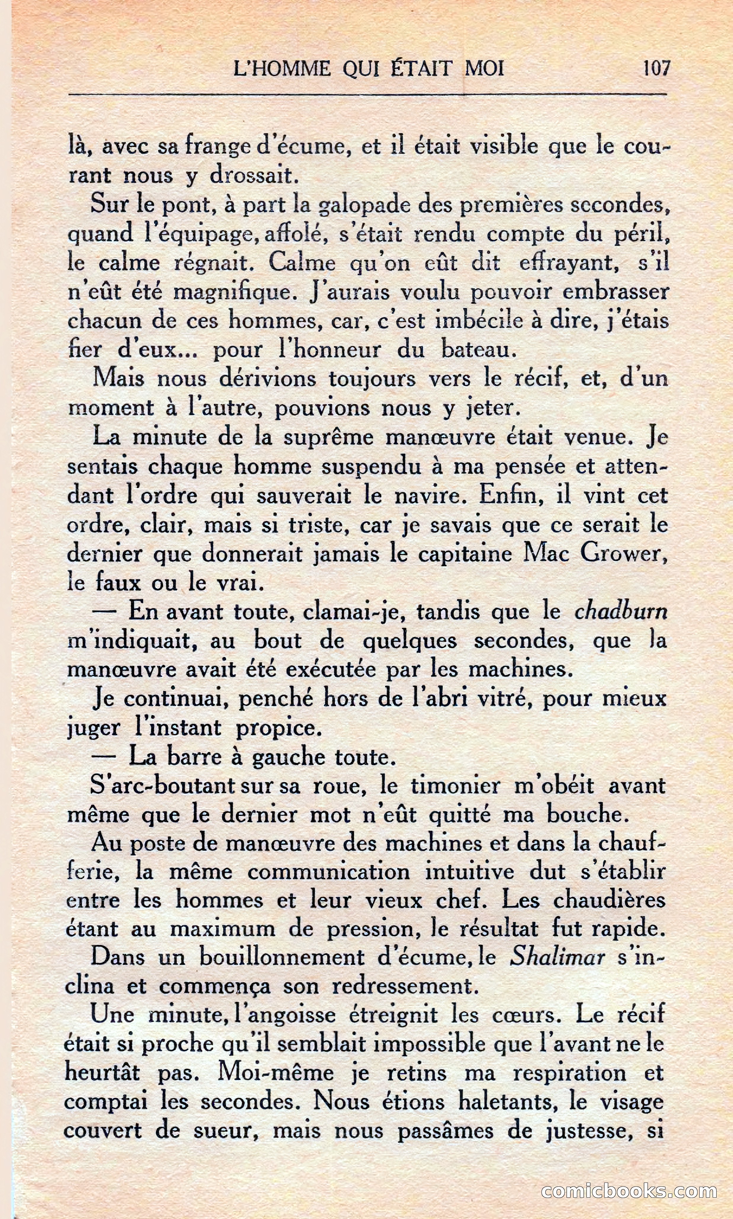 L'homme Qui Était Moi — page 113 of 309