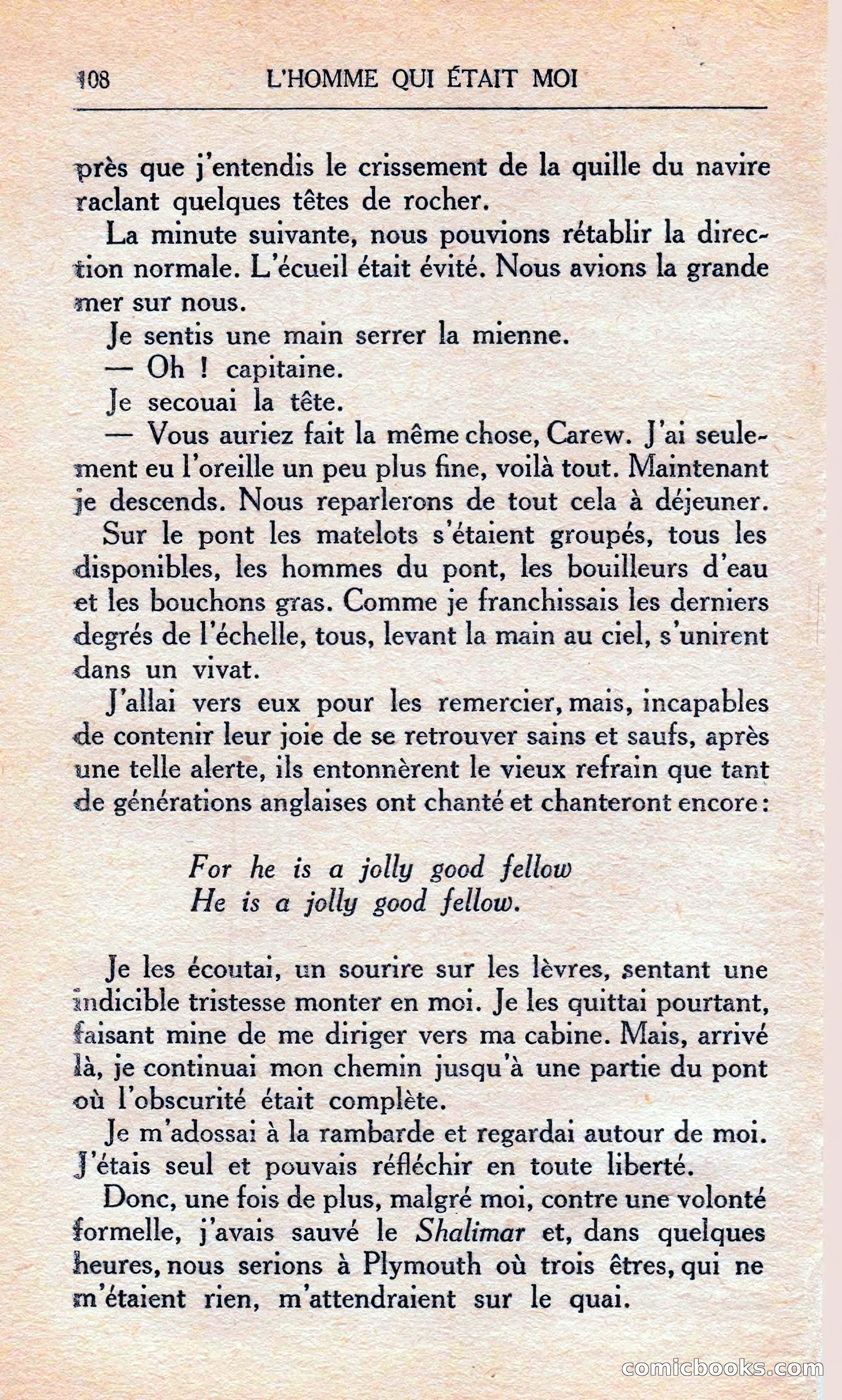 L'homme Qui Était Moi — page 114 of 309