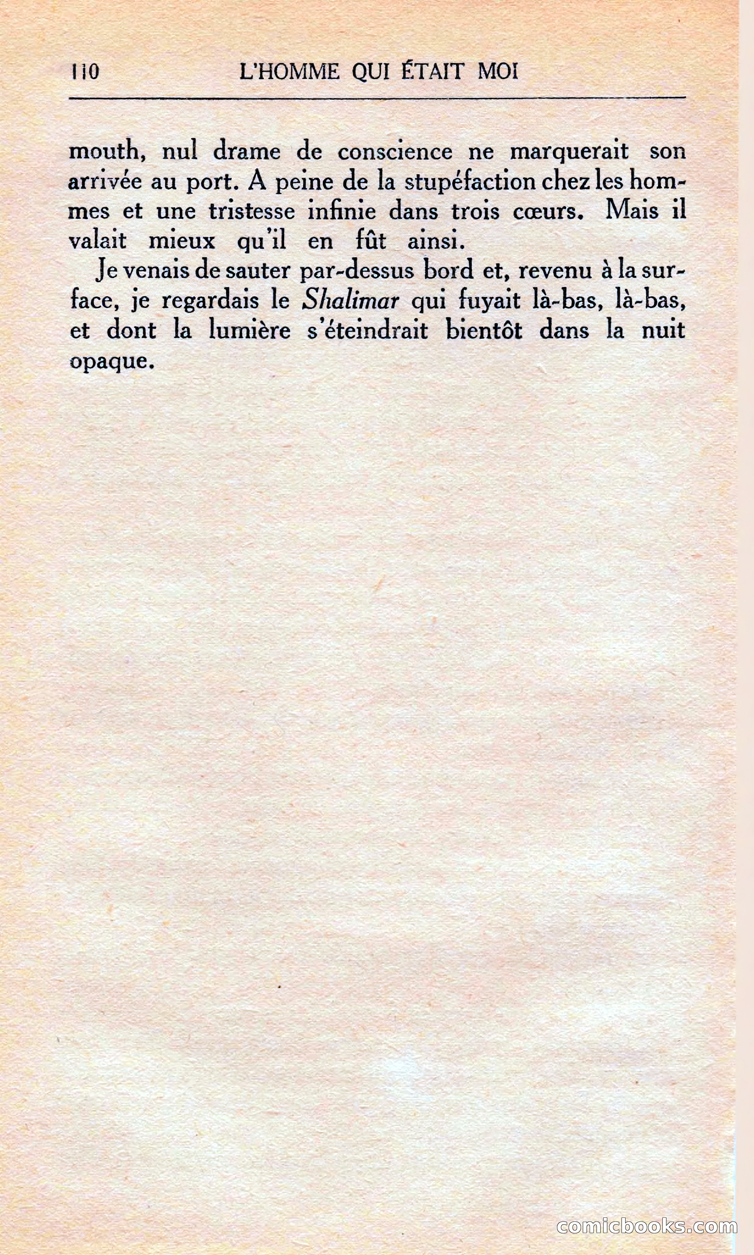 L'homme Qui Était Moi — page 116 of 309