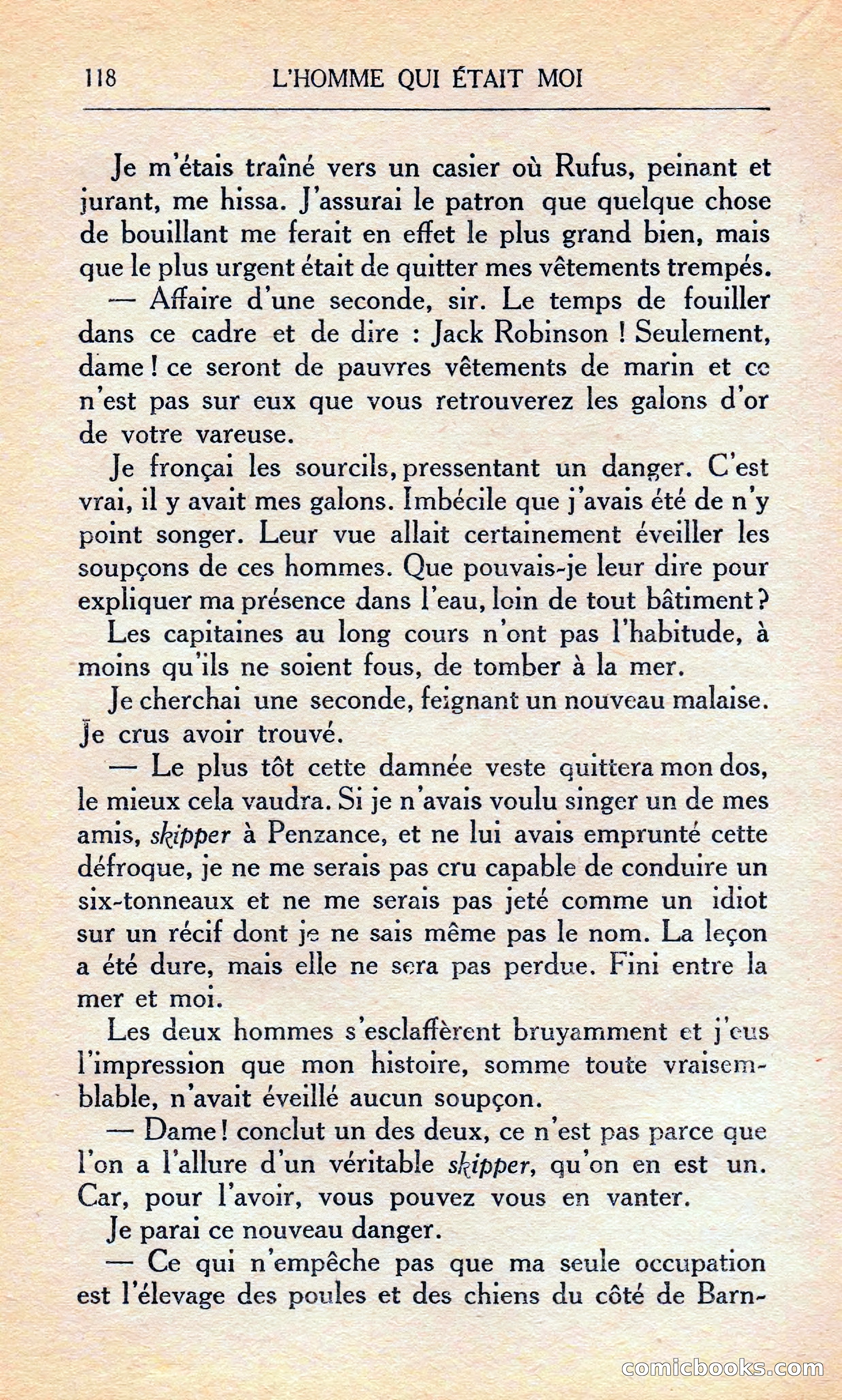L'homme Qui Était Moi — page 124 of 309
