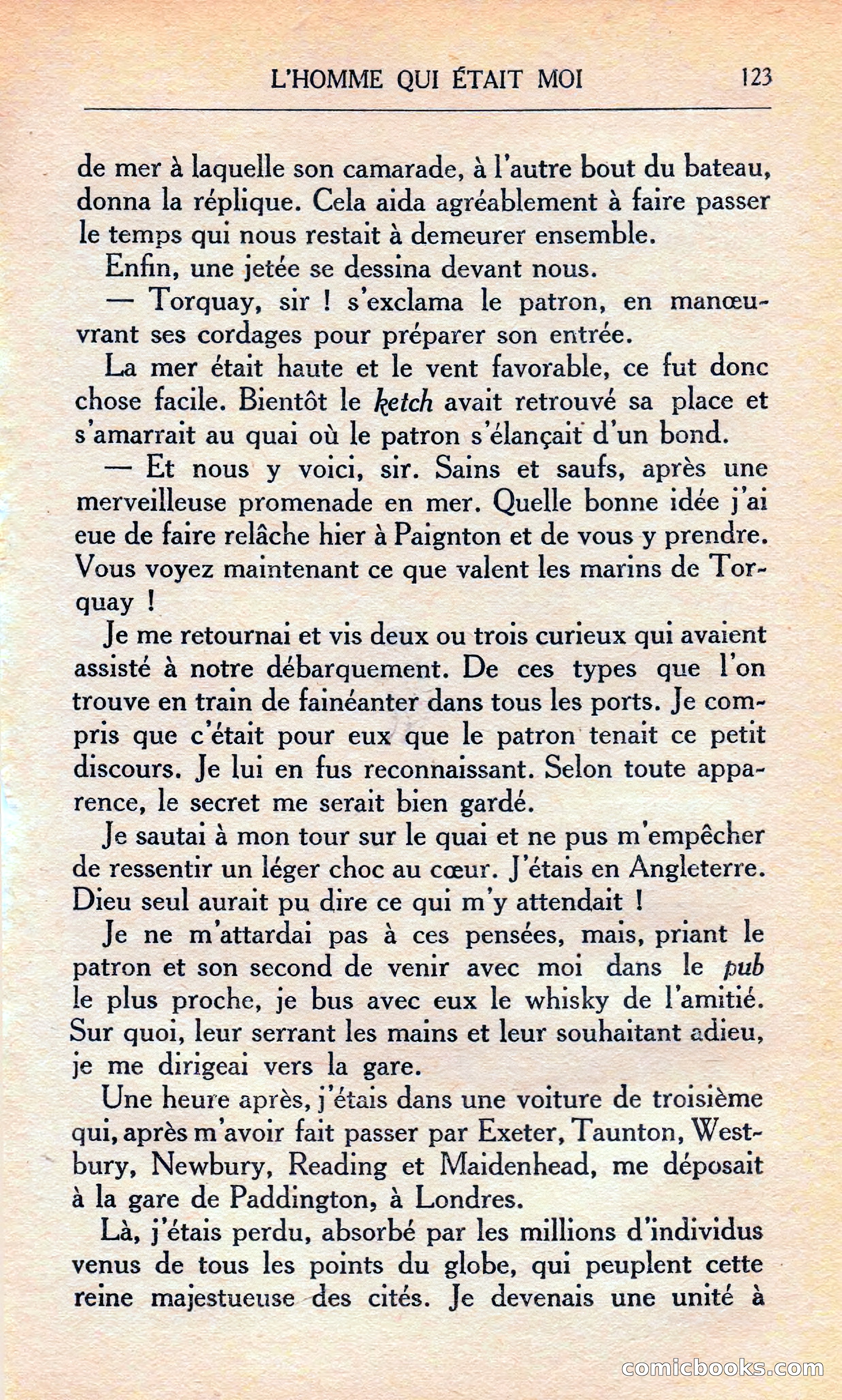 L'homme Qui Était Moi — page 129 of 309