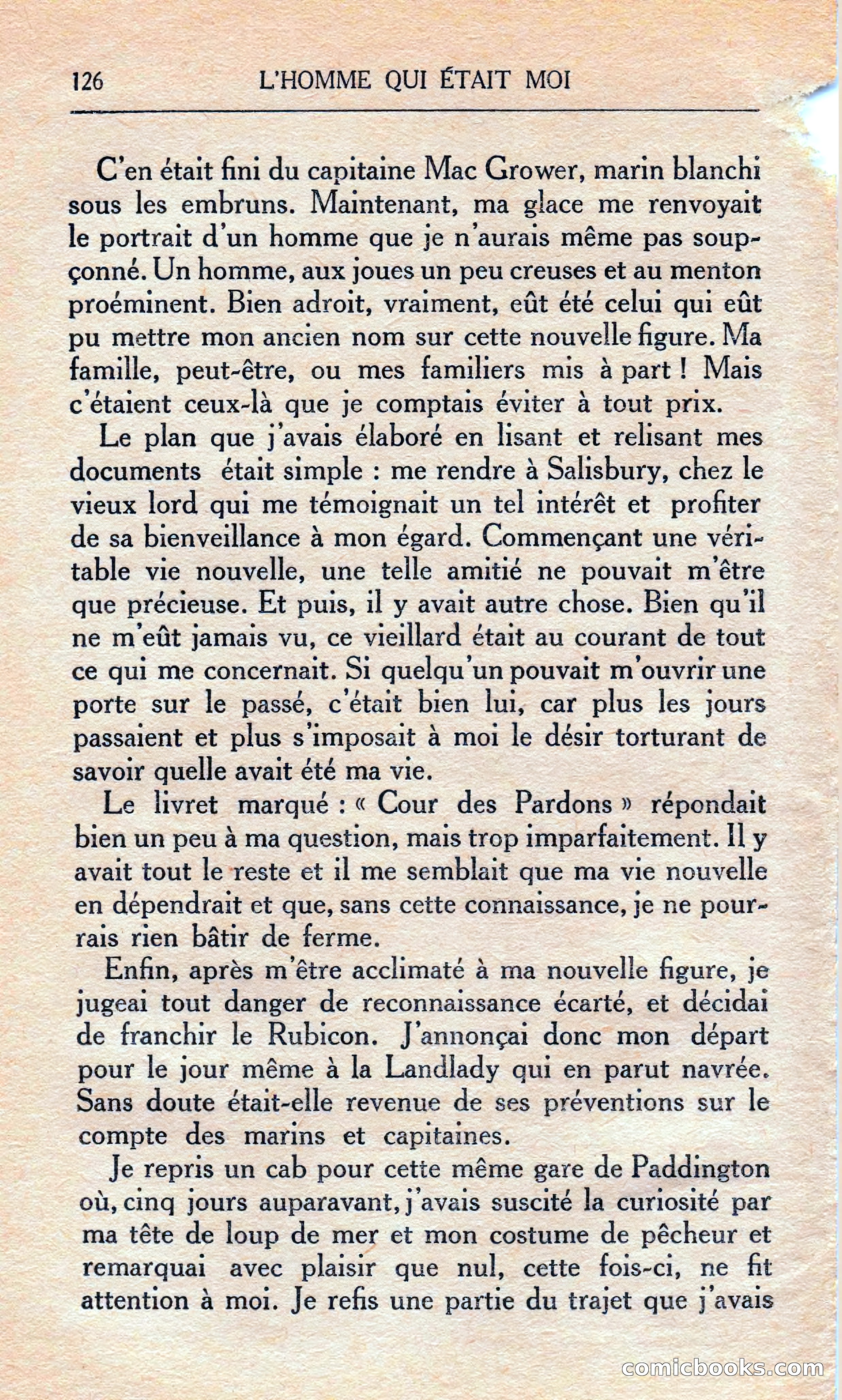 L'homme Qui Était Moi — page 132 of 309