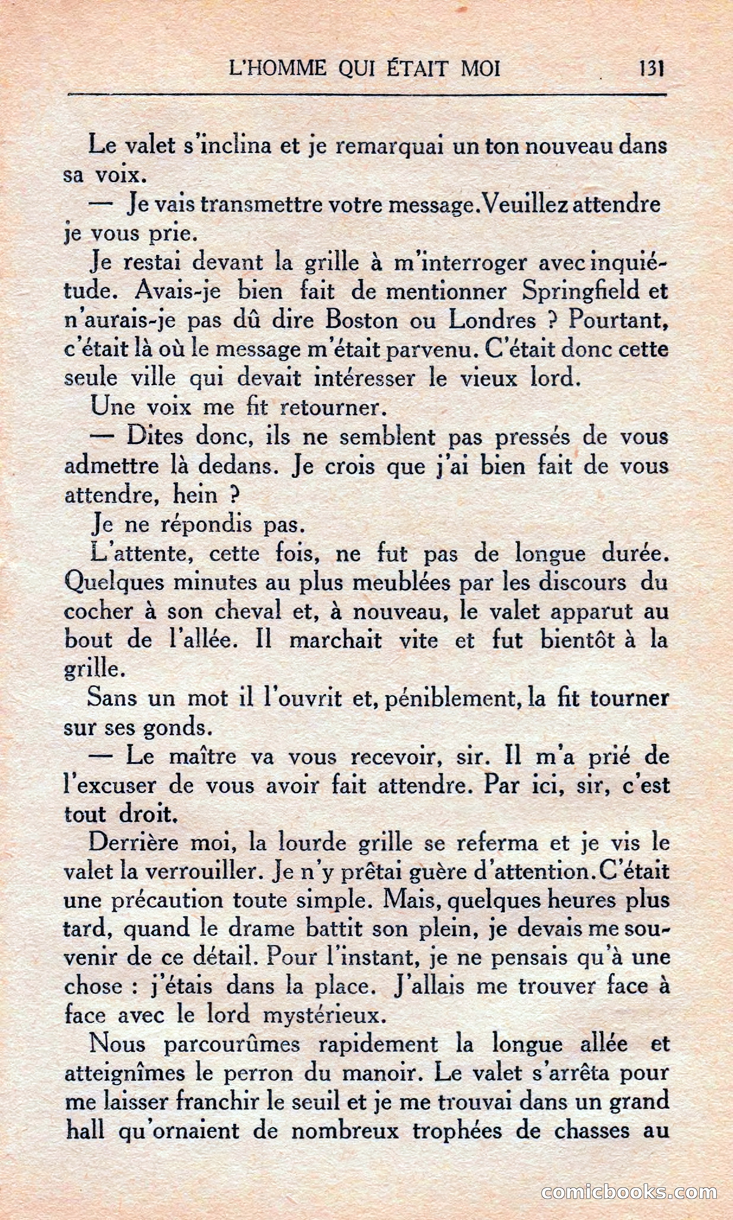 L'homme Qui Était Moi — page 137 of 309