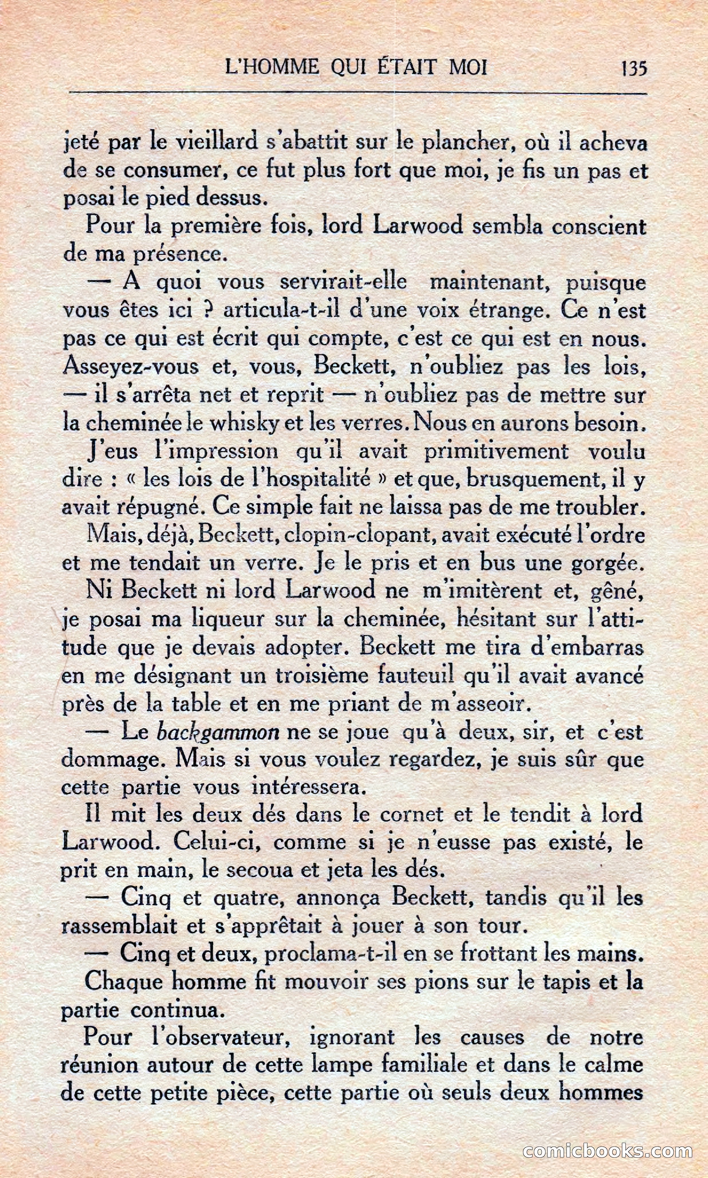 L'homme Qui Était Moi — page 141 of 309