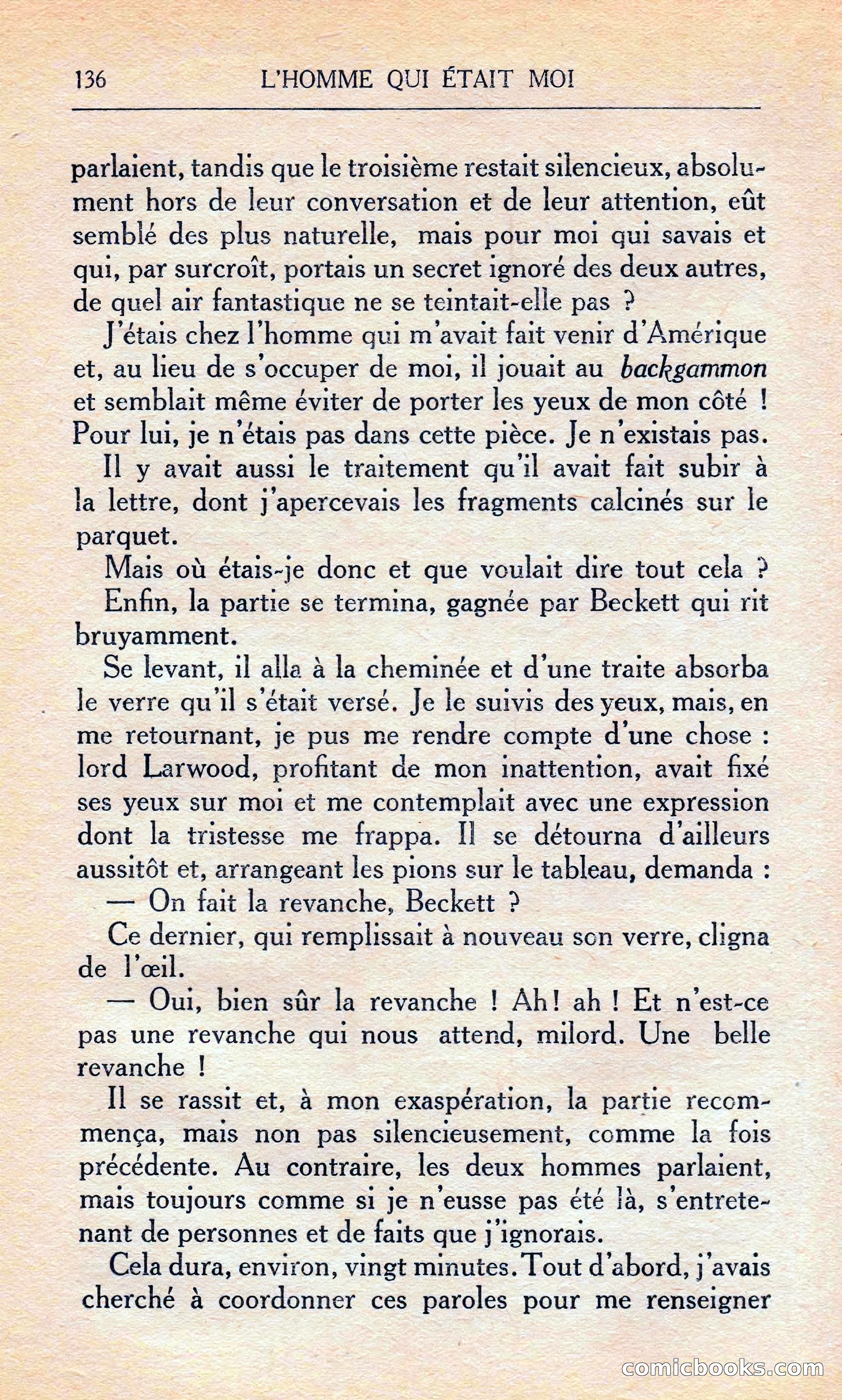 L'homme Qui Était Moi — page 142 of 309