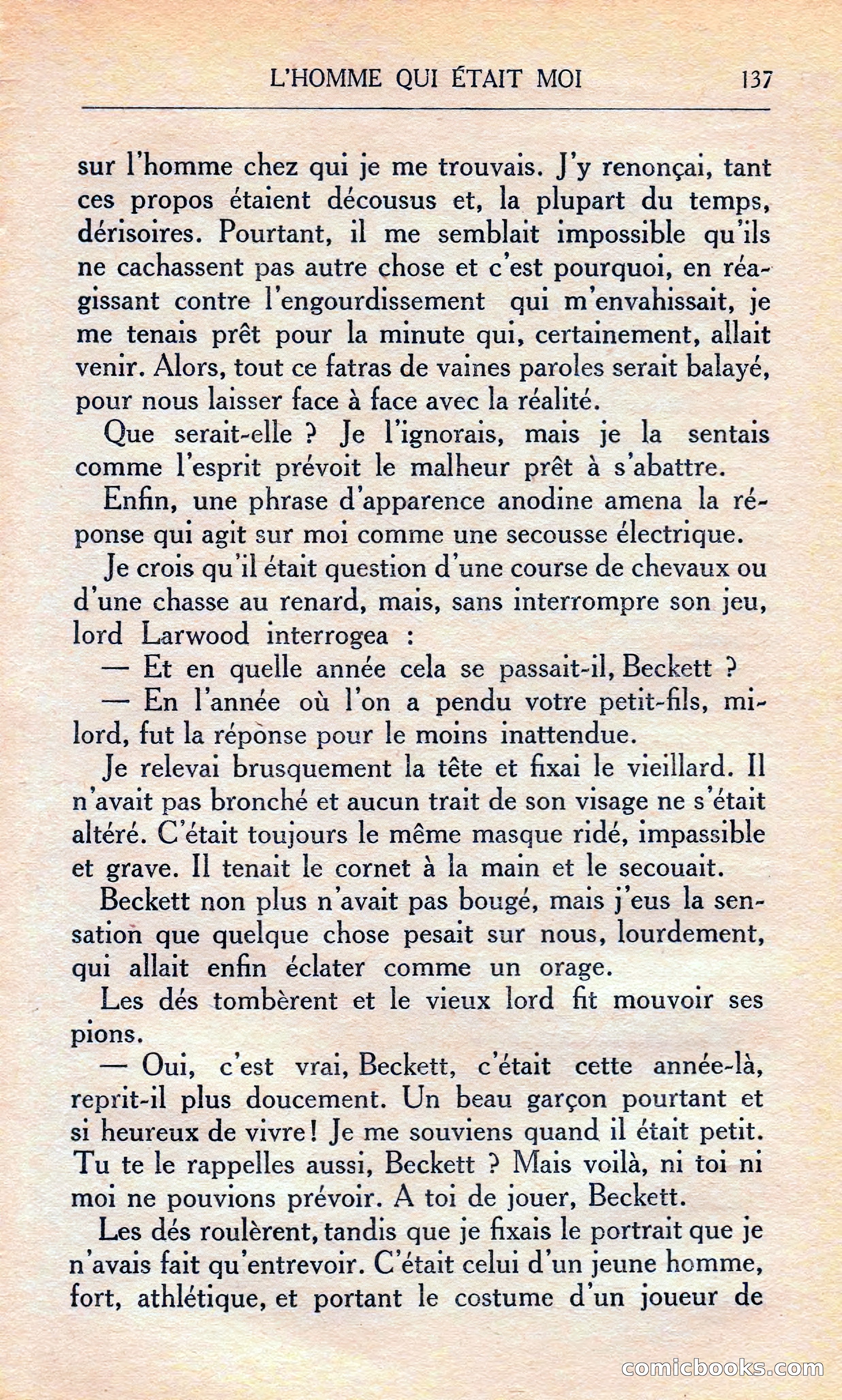 L'homme Qui Était Moi — page 143 of 309