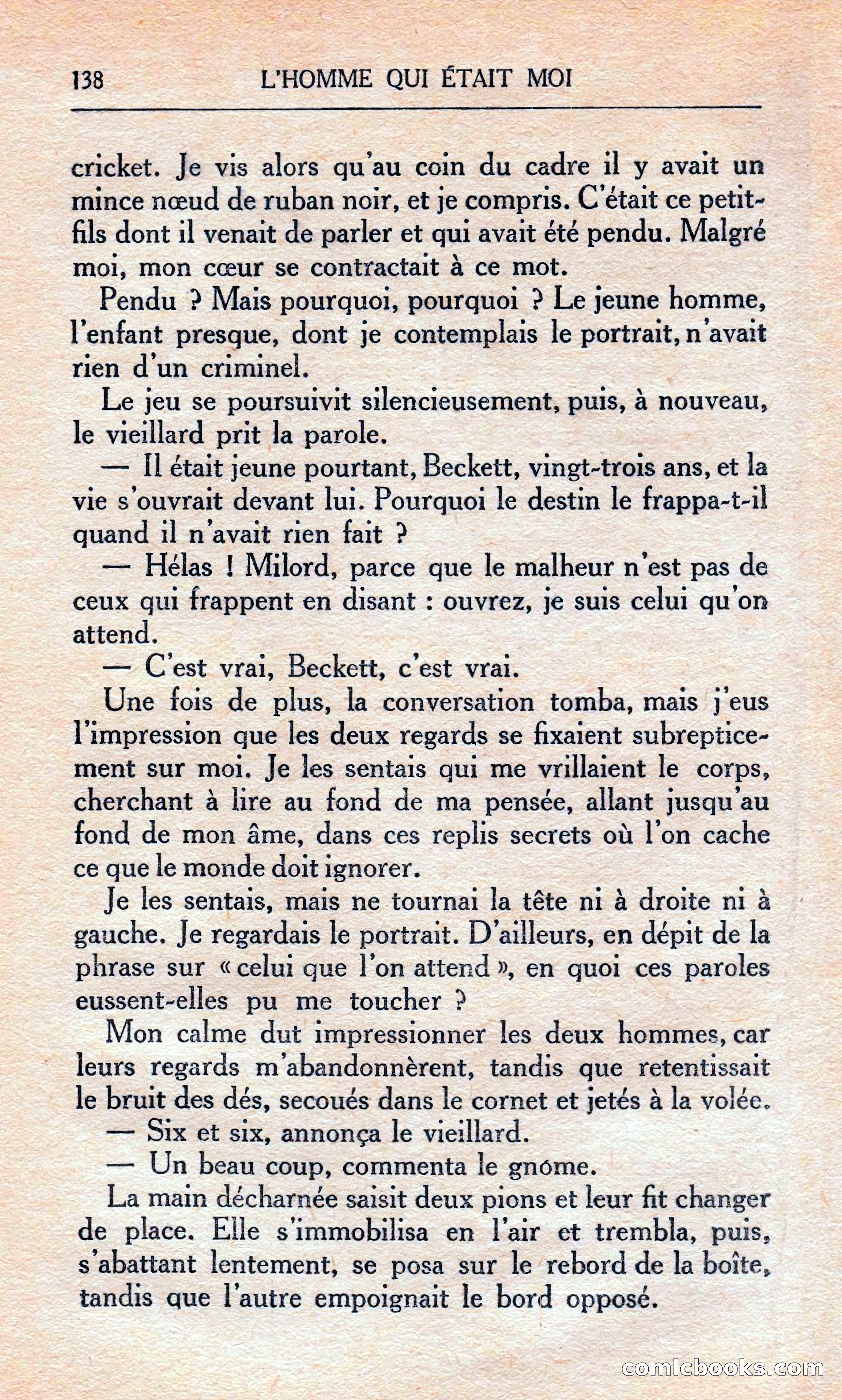 L'homme Qui Était Moi — page 144 of 309