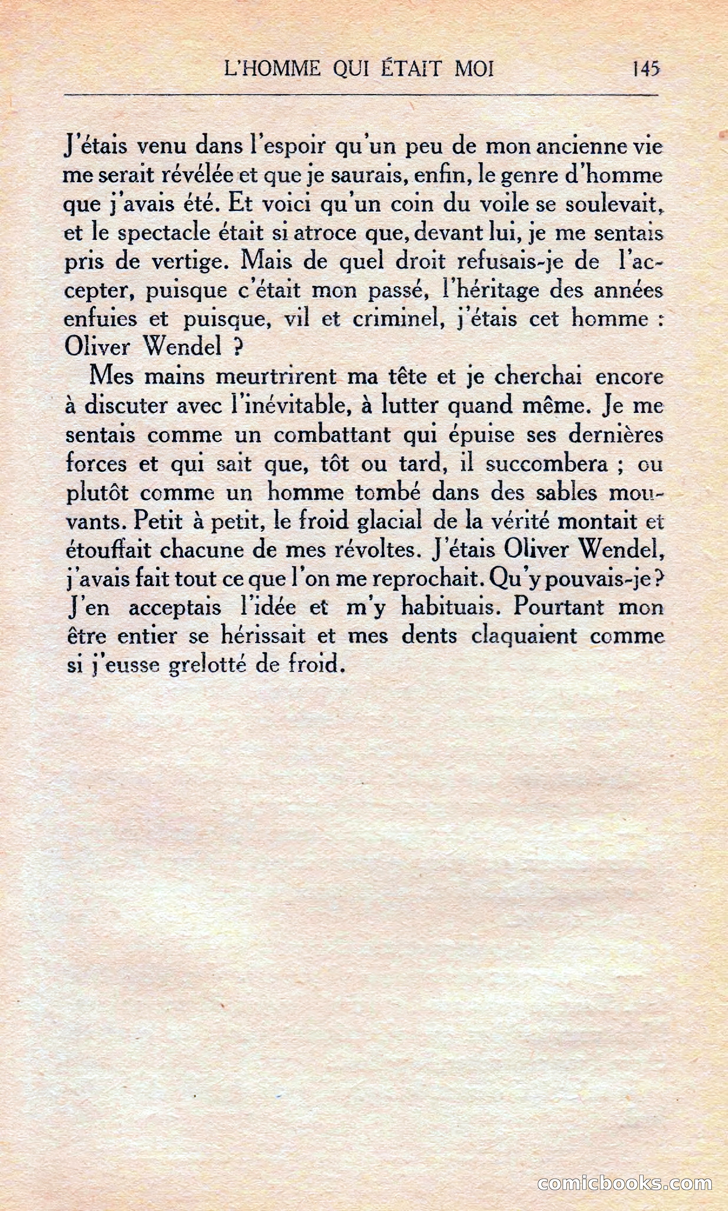 L'homme Qui Était Moi — page 151 of 309