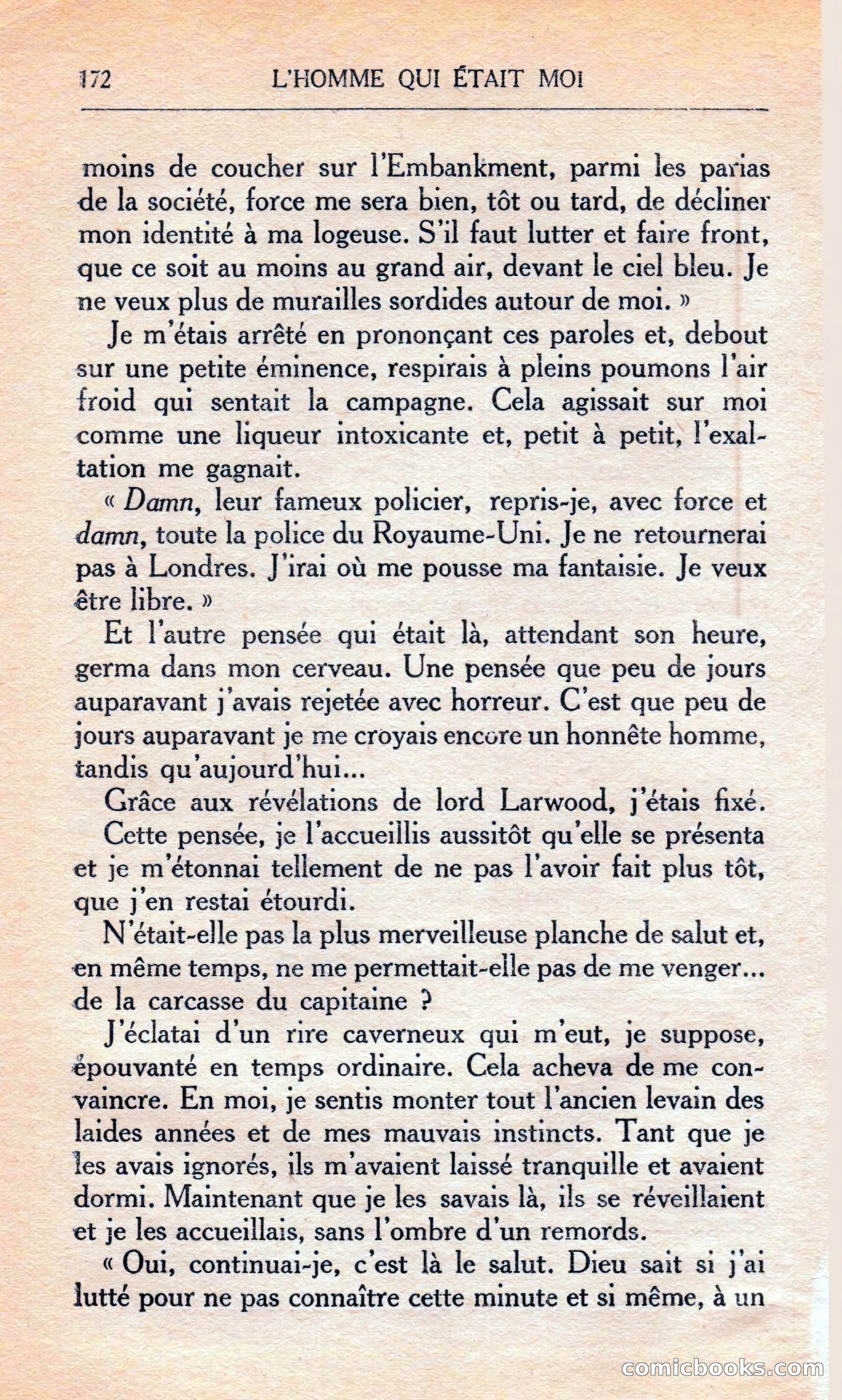L'homme Qui Était Moi — page 178 of 309
