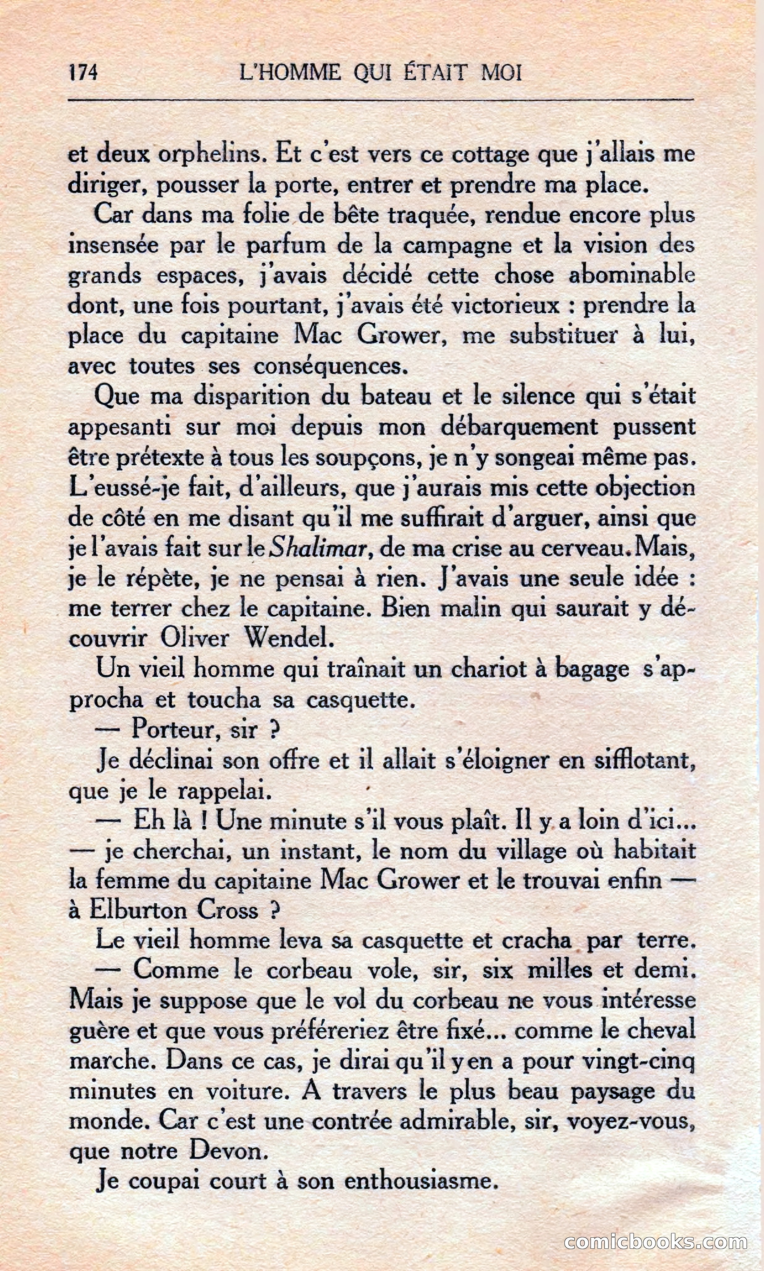 L'homme Qui Était Moi — page 180 of 309