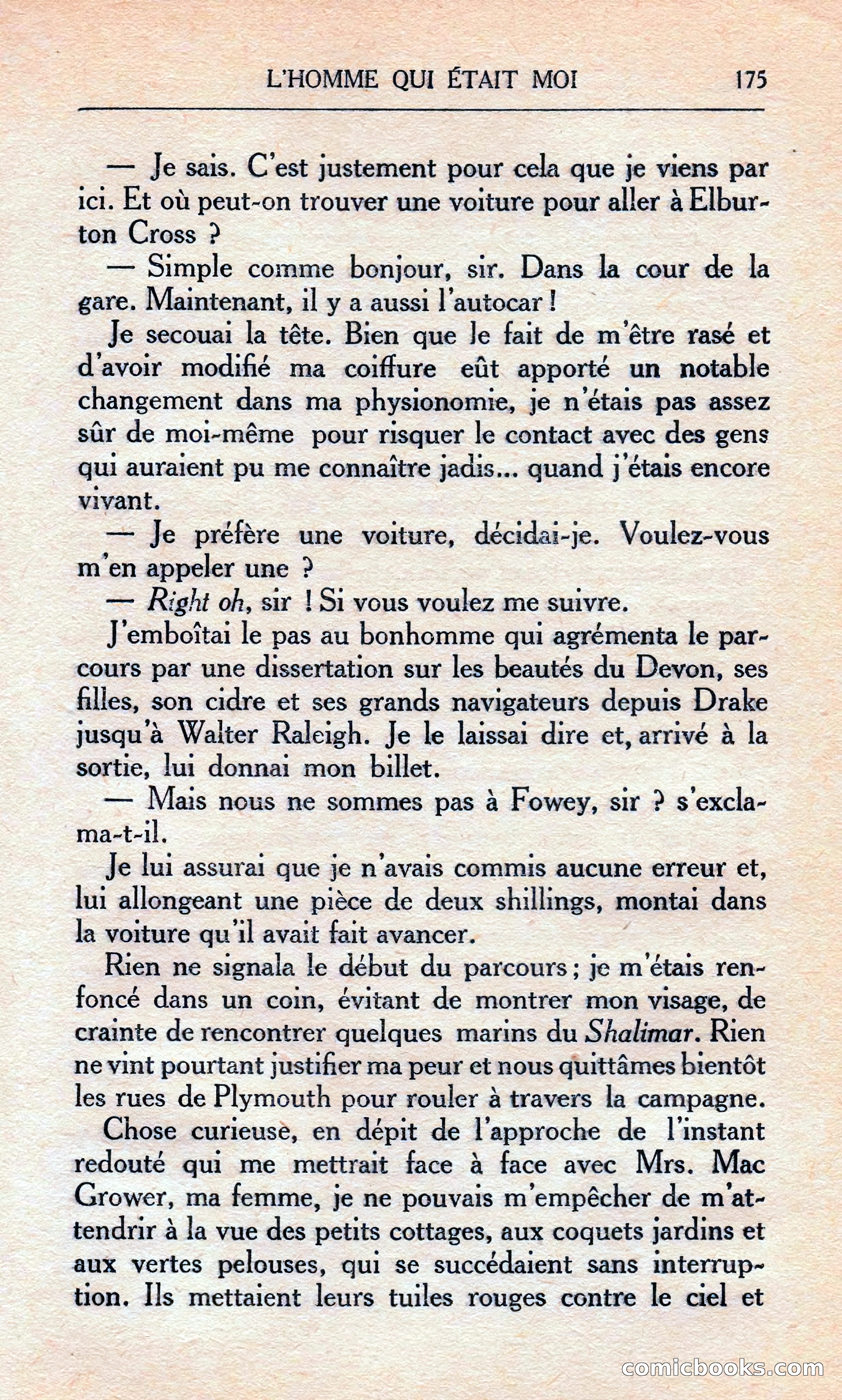 L'homme Qui Était Moi — page 181 of 309